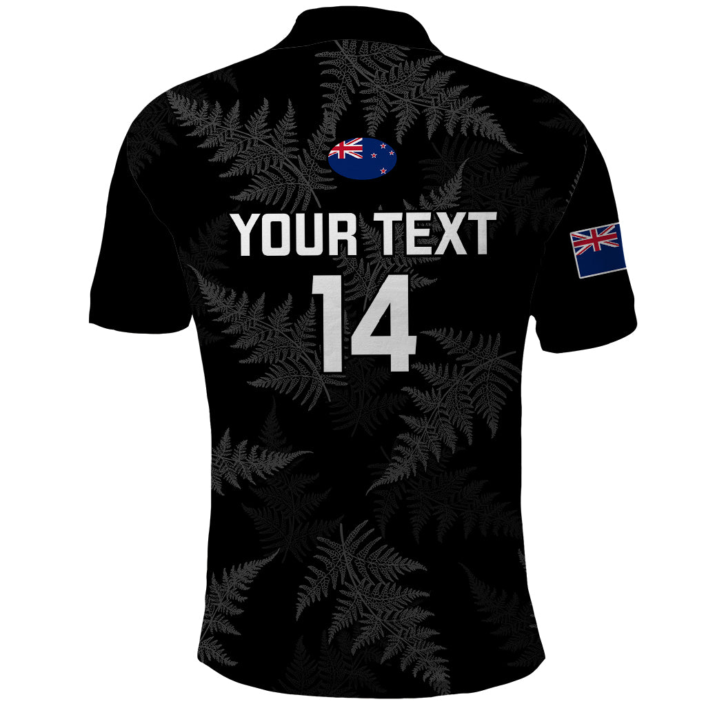 Personalised New Zealand Silver Fern Rugby Polo Shirt 2023 Go Aotearoa World Cup - Vibe Hoodie Shop