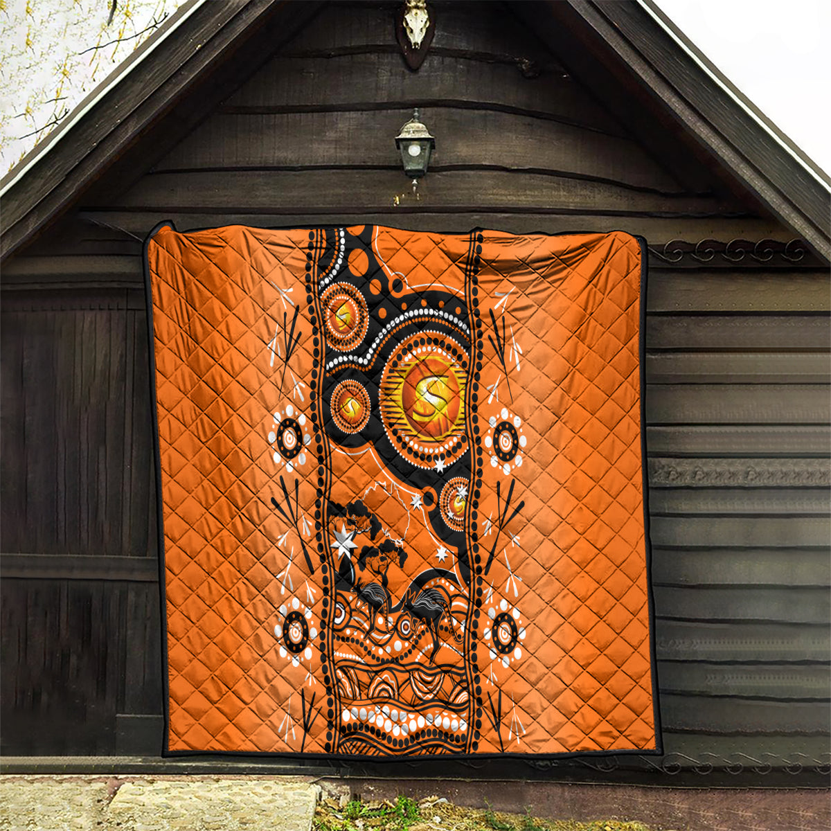 Perth Scorchers Cricket Quilt Happy Australia Day Aboriginal Art - Vibe Hoodie Shop