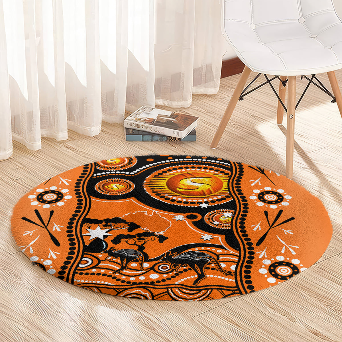 perth-scorchers-cricket-round-carpet-happy-australia-day-aboriginal-art