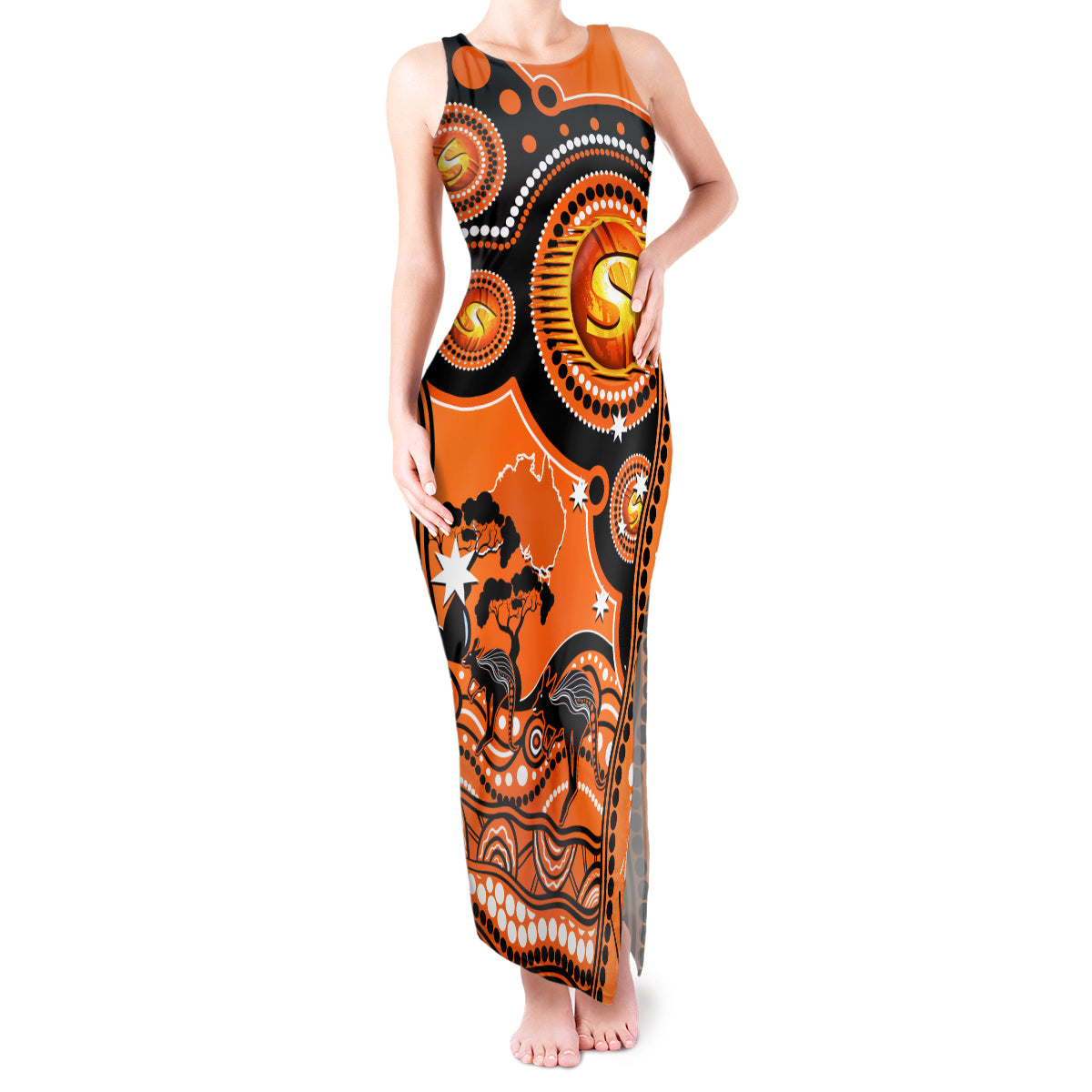 perth-scorchers-cricket-tank-maxi-dress-happy-australia-day-aboriginal-art