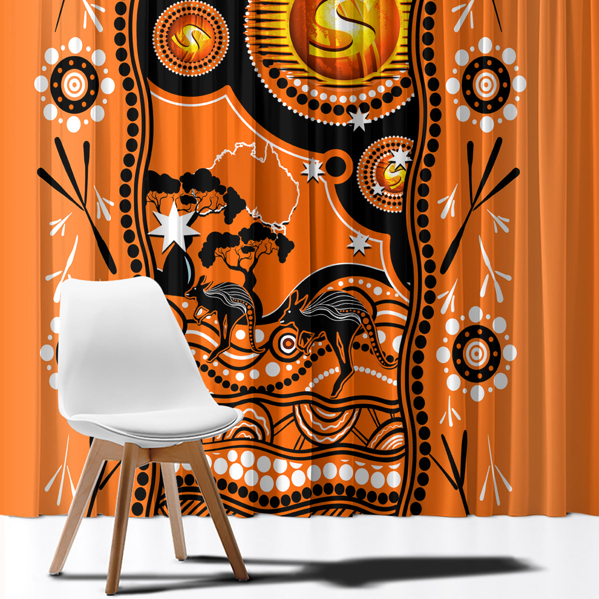 perth-scorchers-cricket-window-curtain-happy-australia-day-aboriginal-art