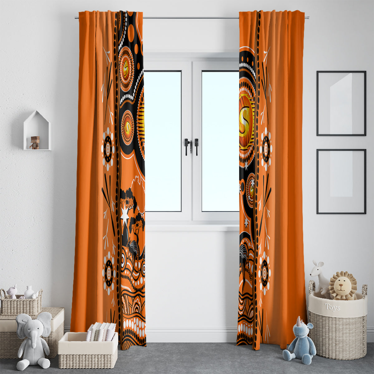 perth-scorchers-cricket-window-curtain-happy-australia-day-aboriginal-art