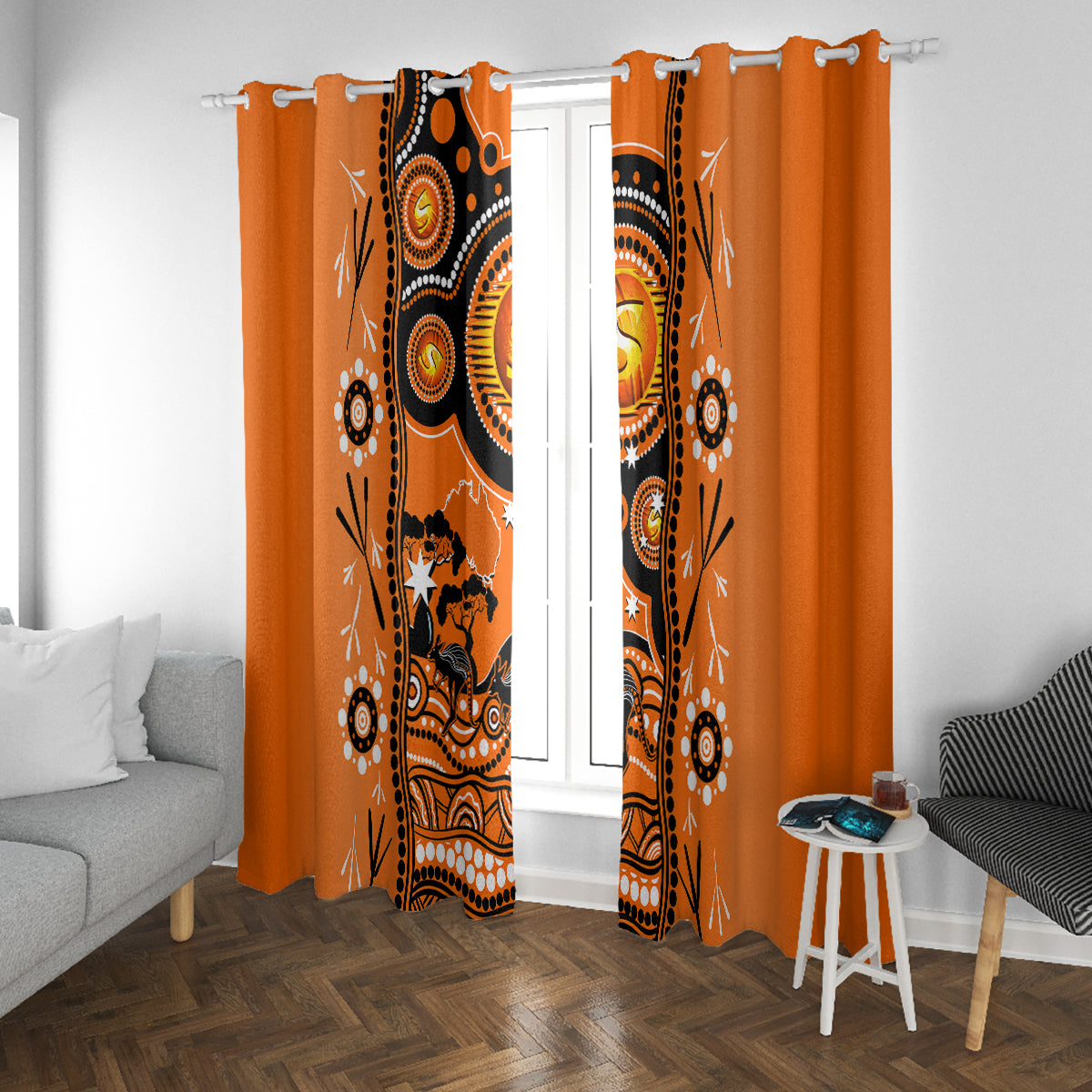 perth-scorchers-cricket-window-curtain-happy-australia-day-aboriginal-art