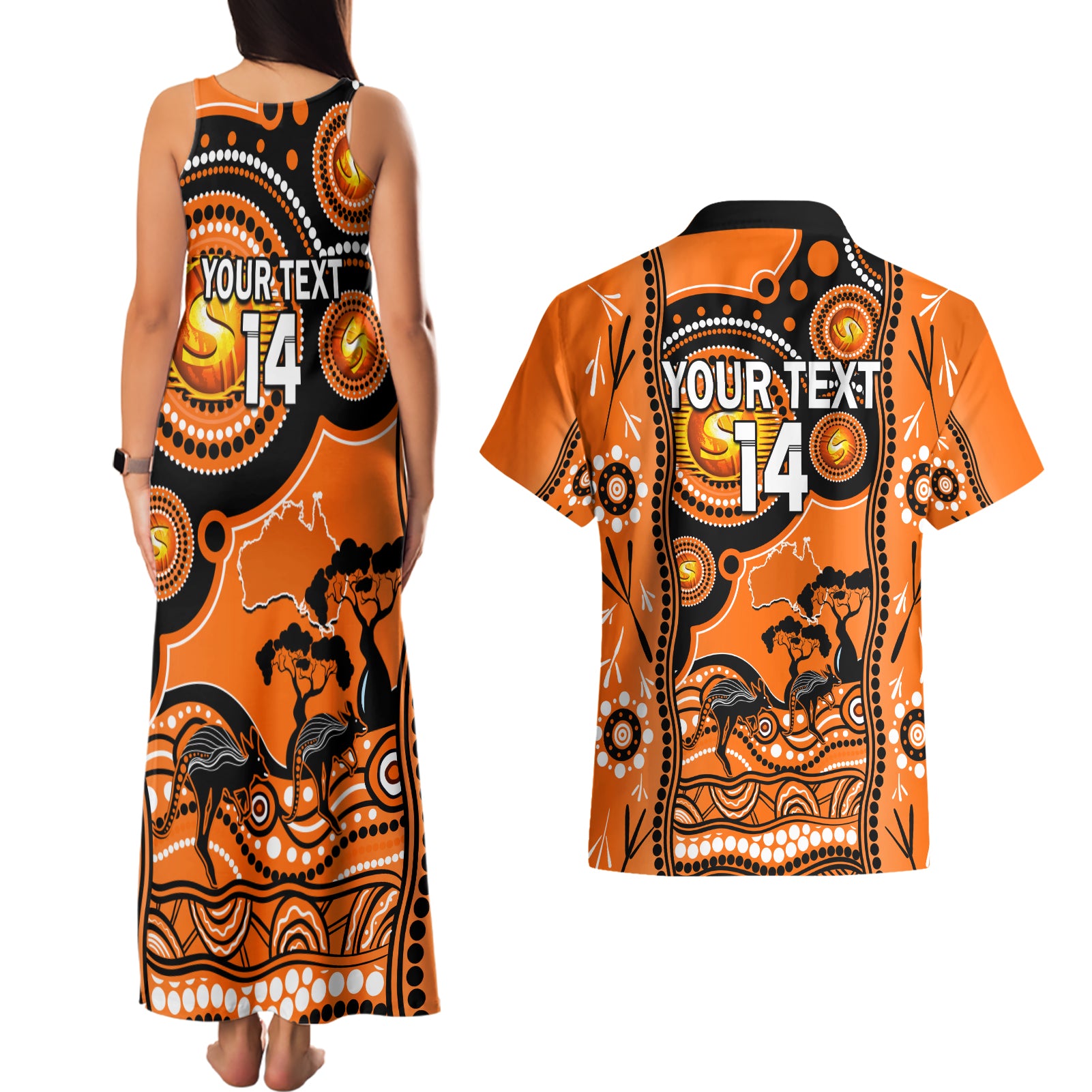 custom-perth-scorchers-cricket-couples-matching-tank-maxi-dress-and-hawaiian-shirt-happy-australia-day-aboriginal-art