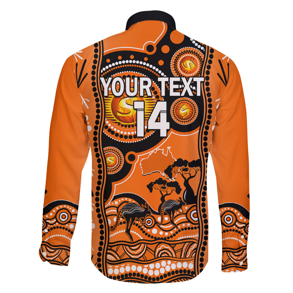 custom-perth-scorchers-cricket-family-matching-long-sleeve-bodycon-dress-and-hawaiian-shirt-happy-australia-day-aboriginal-art