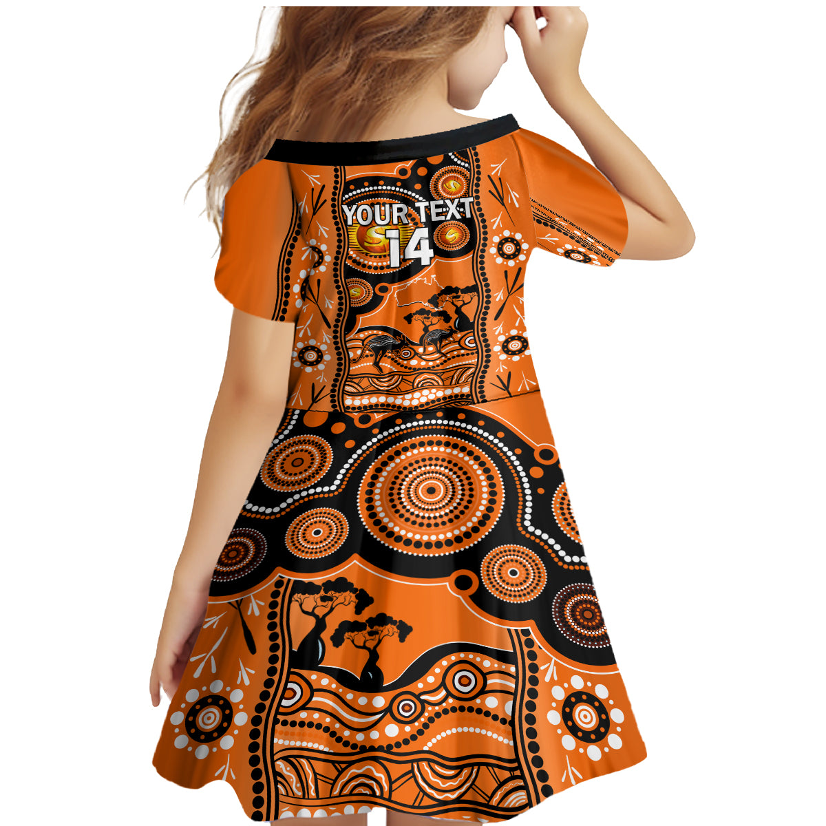 custom-perth-scorchers-cricket-family-matching-mermaid-dress-and-hawaiian-shirt-happy-australia-day-aboriginal-art