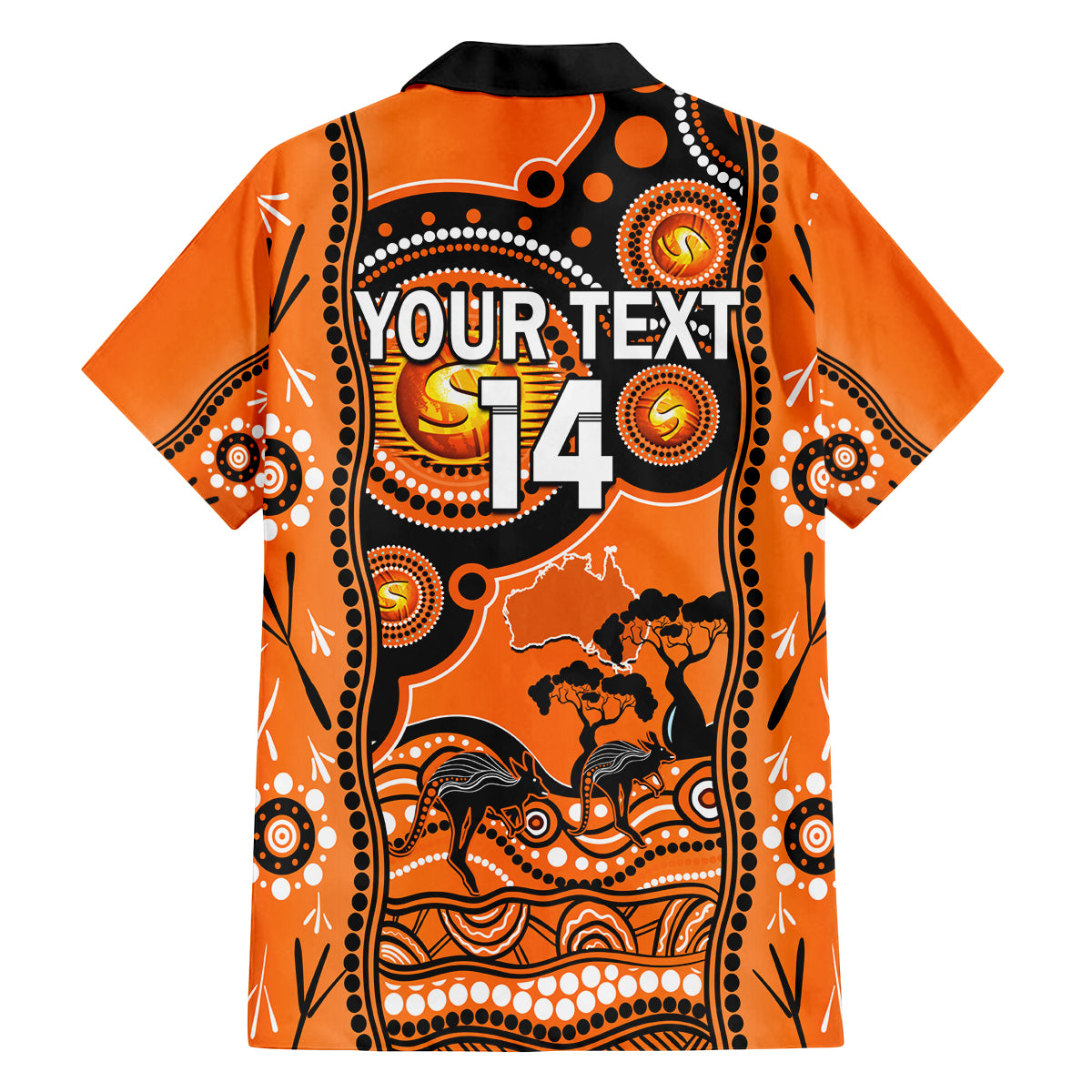 custom-perth-scorchers-cricket-family-matching-off-shoulder-long-sleeve-dress-and-hawaiian-shirt-happy-australia-day-aboriginal-art