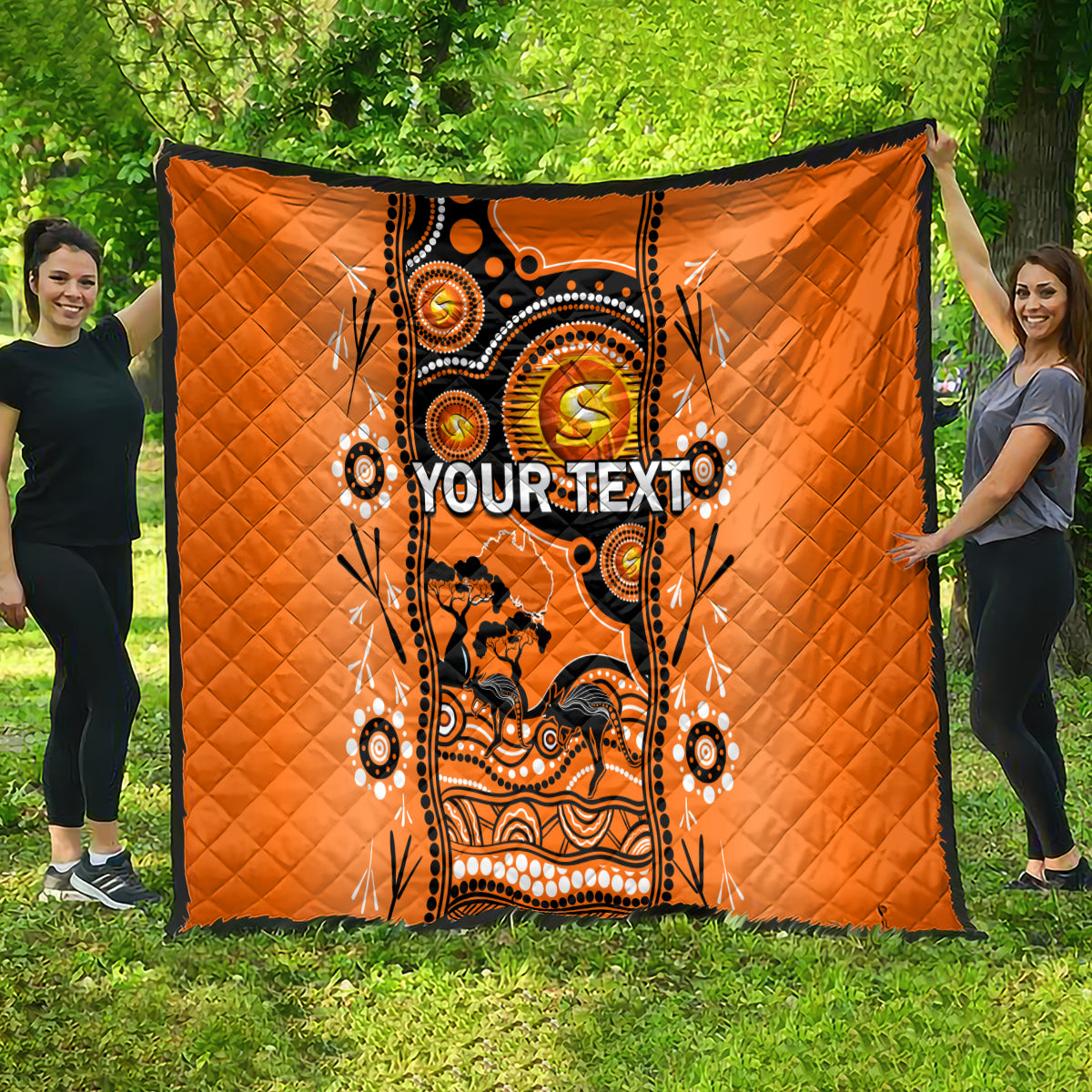 Custom Perth Scorchers Cricket Quilt Happy Australia Day Aboriginal Art - Vibe Hoodie Shop