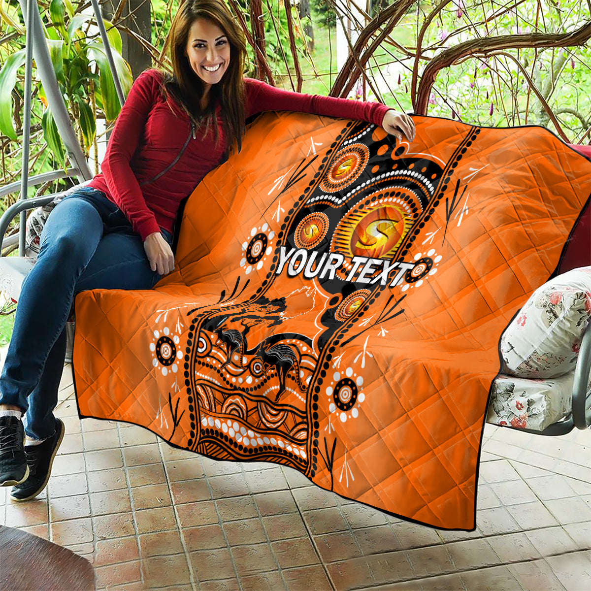 Custom Perth Scorchers Cricket Quilt Happy Australia Day Aboriginal Art - Vibe Hoodie Shop