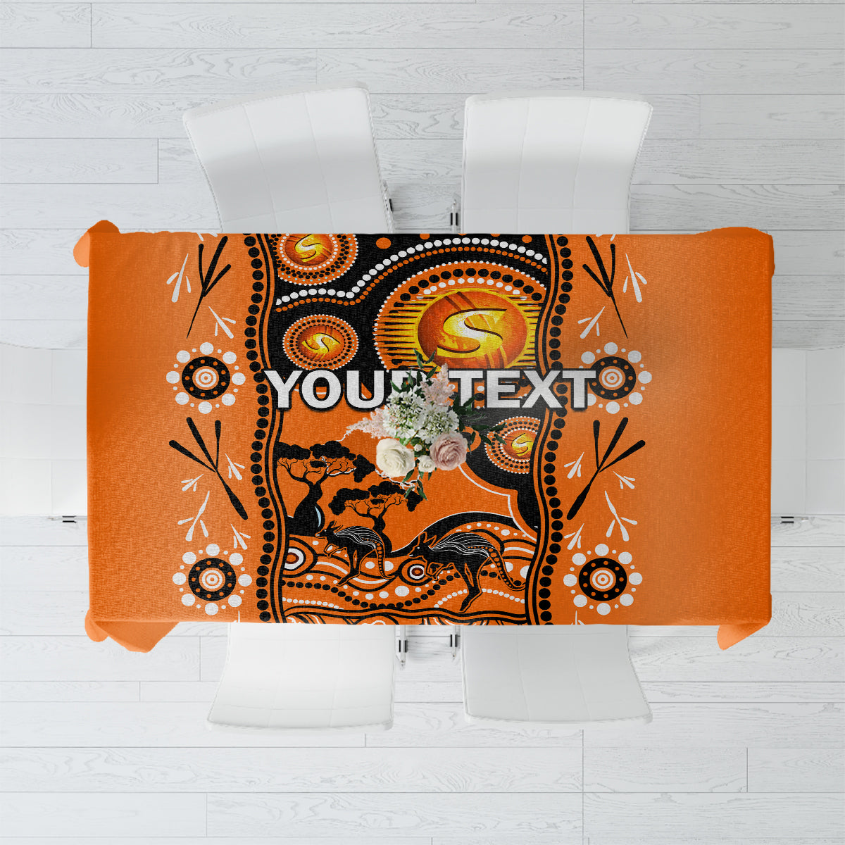 custom-perth-scorchers-cricket-tablecloth-happy-australia-day-aboriginal-art