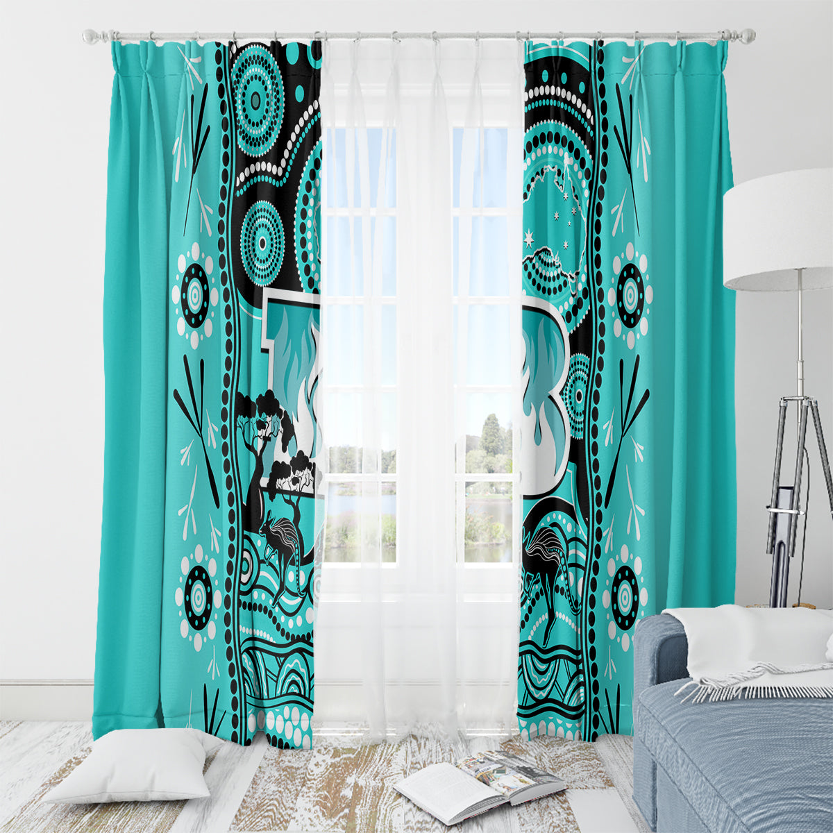 brisbane-heat-cricket-window-curtain-happy-australia-day-aboriginal-art