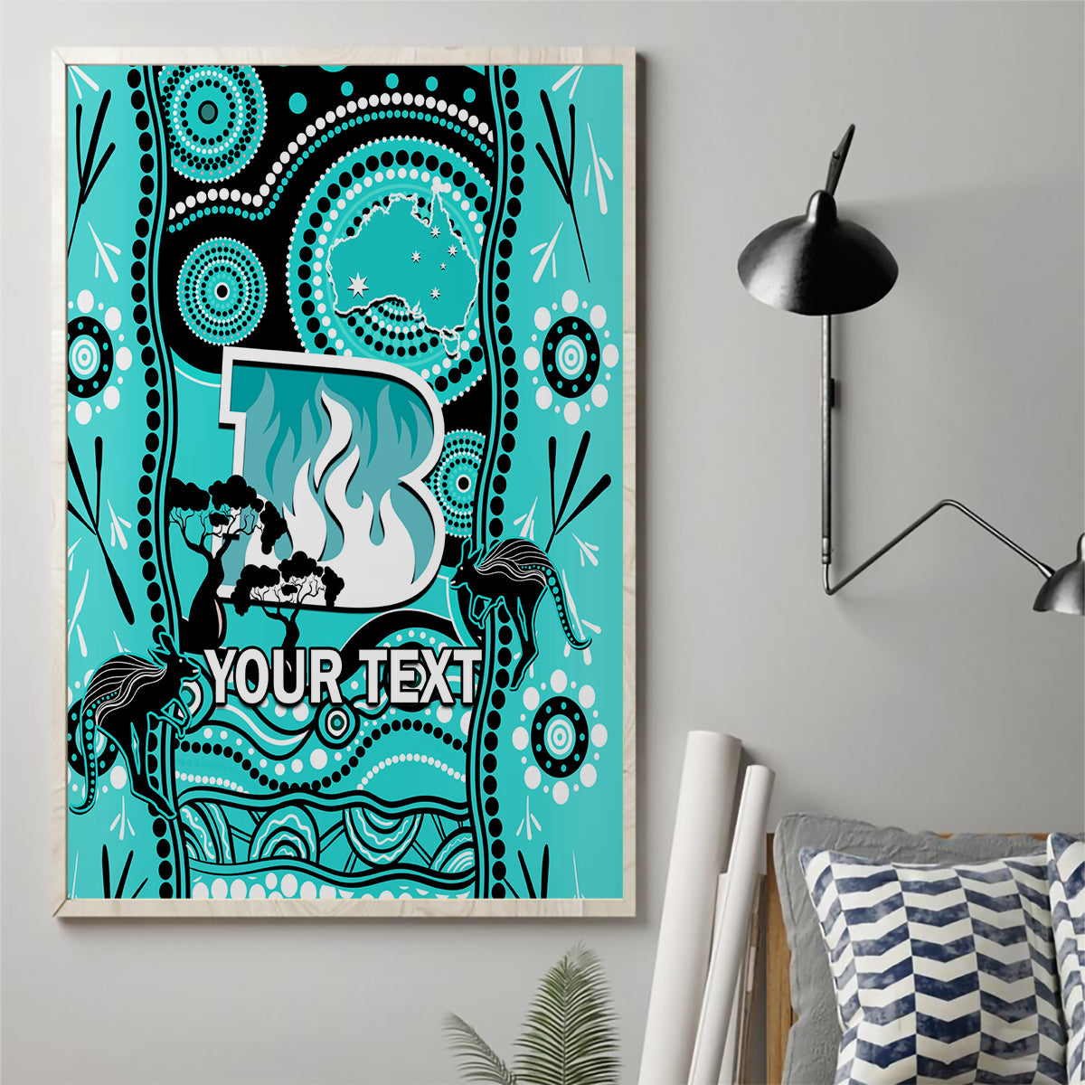 custom-brisbane-heat-cricket-canvas-wall-art-happy-australia-day-aboriginal-art