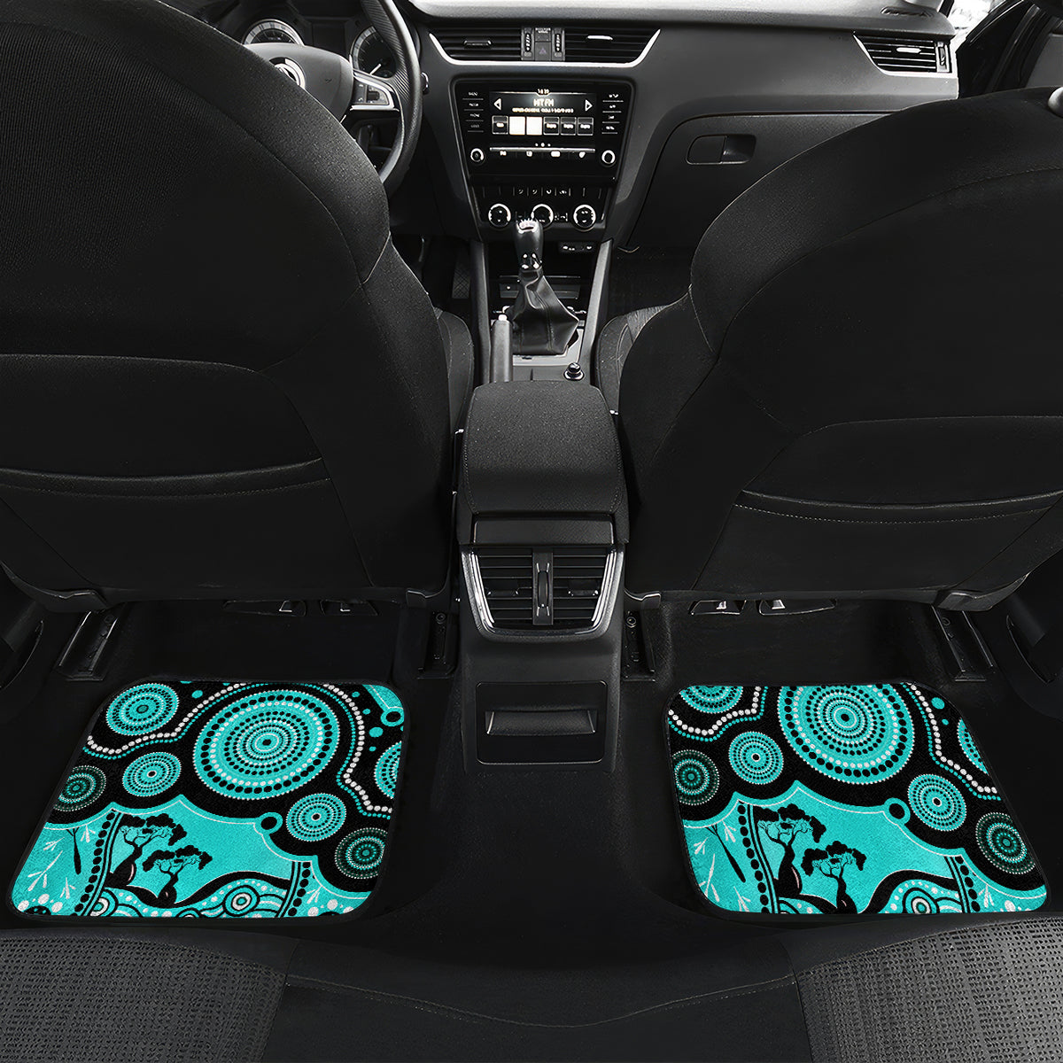 custom-brisbane-heat-cricket-car-mats-happy-australia-day-aboriginal-art