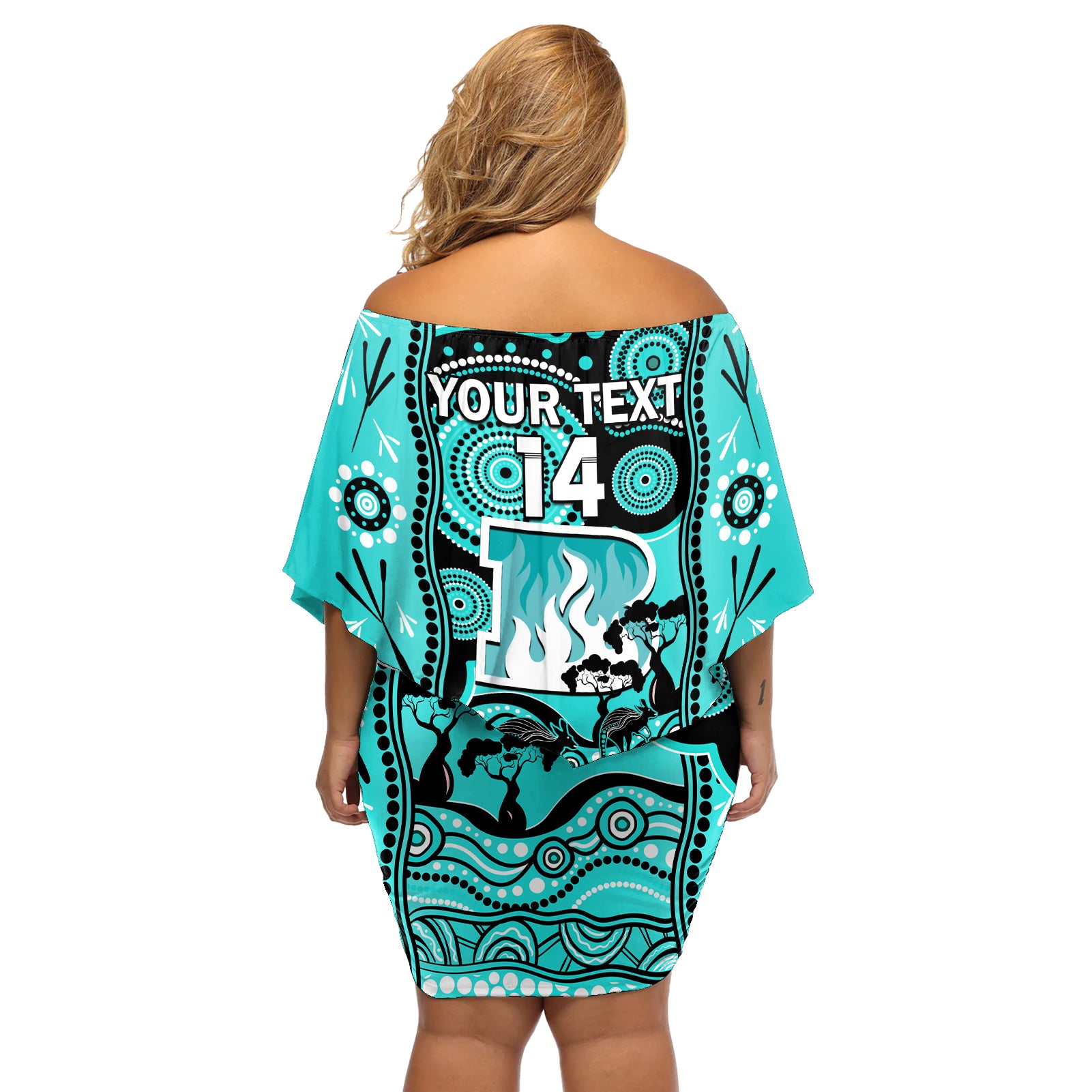 custom-brisbane-heat-cricket-off-shoulder-short-dress-happy-australia-day-aboriginal-art