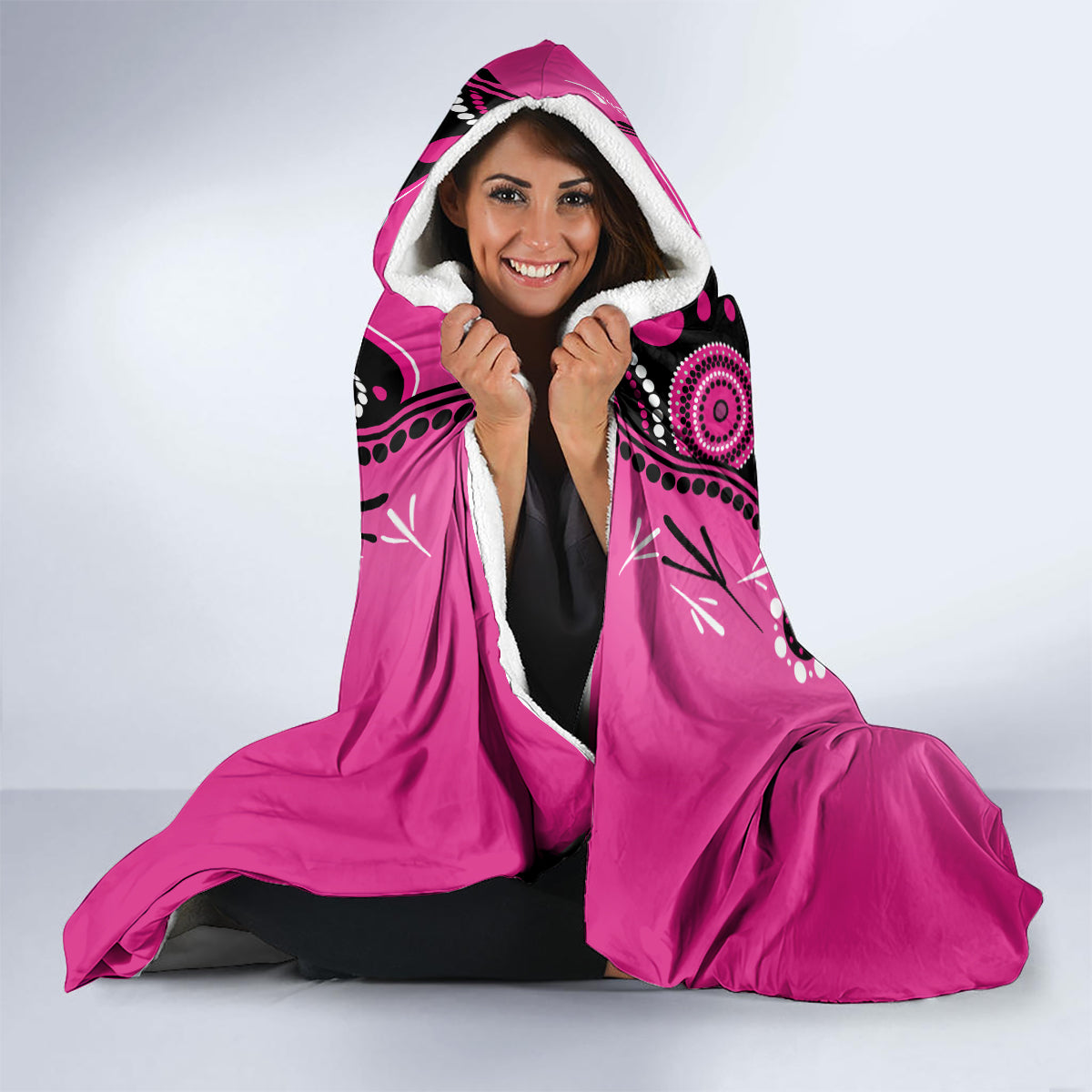 sydney-sixers-cricket-hooded-blanket-happy-australia-day-aboriginal-art