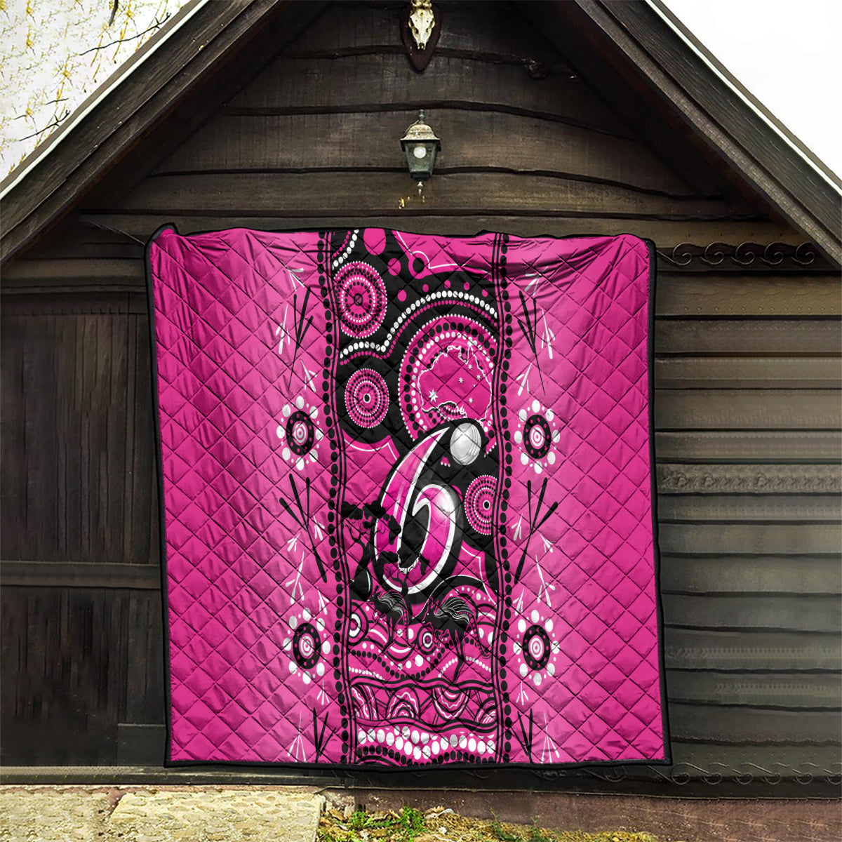 Sydney Sixers Cricket Quilt Happy Australia Day Aboriginal Art - Vibe Hoodie Shop