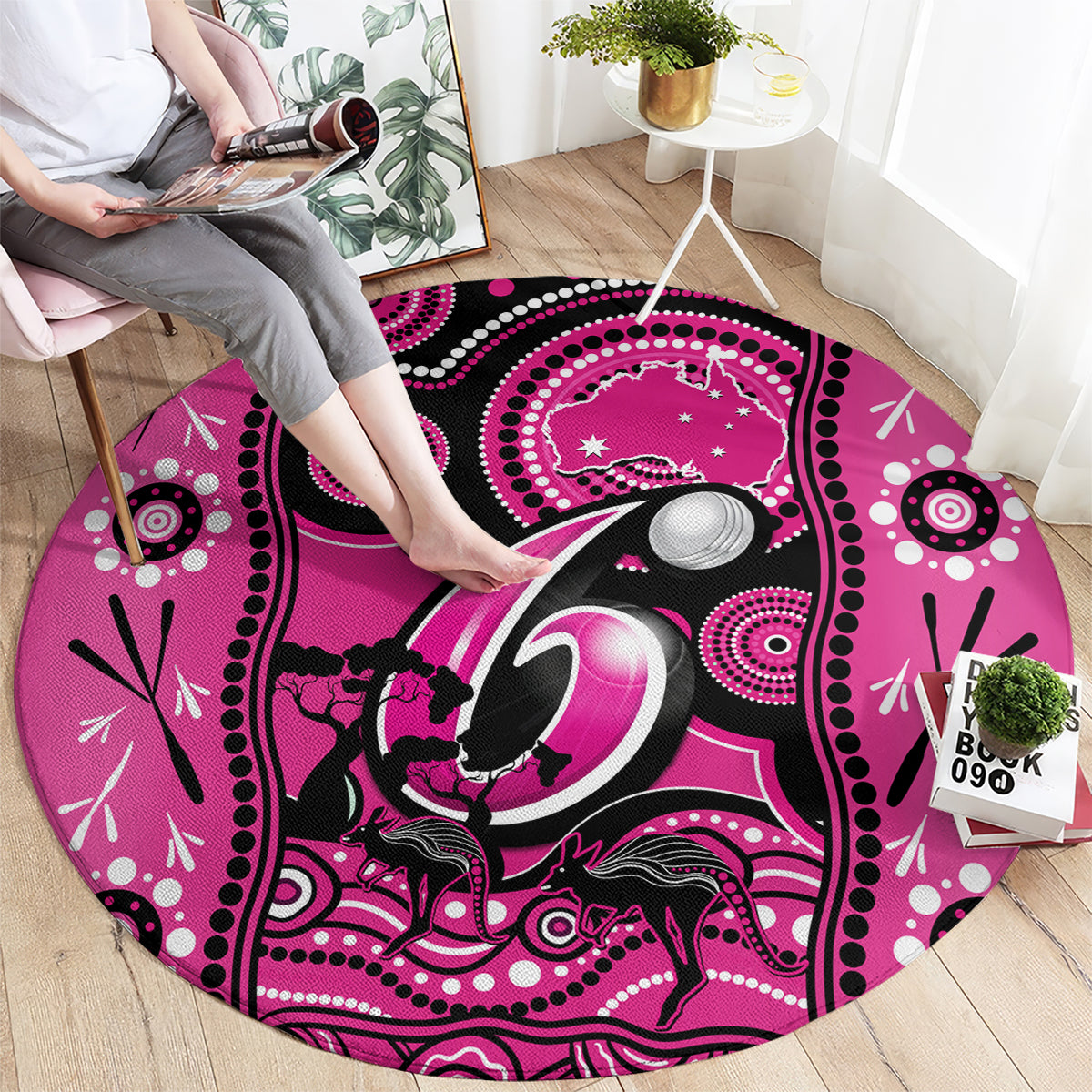 sydney-sixers-cricket-round-carpet-happy-australia-day-aboriginal-art