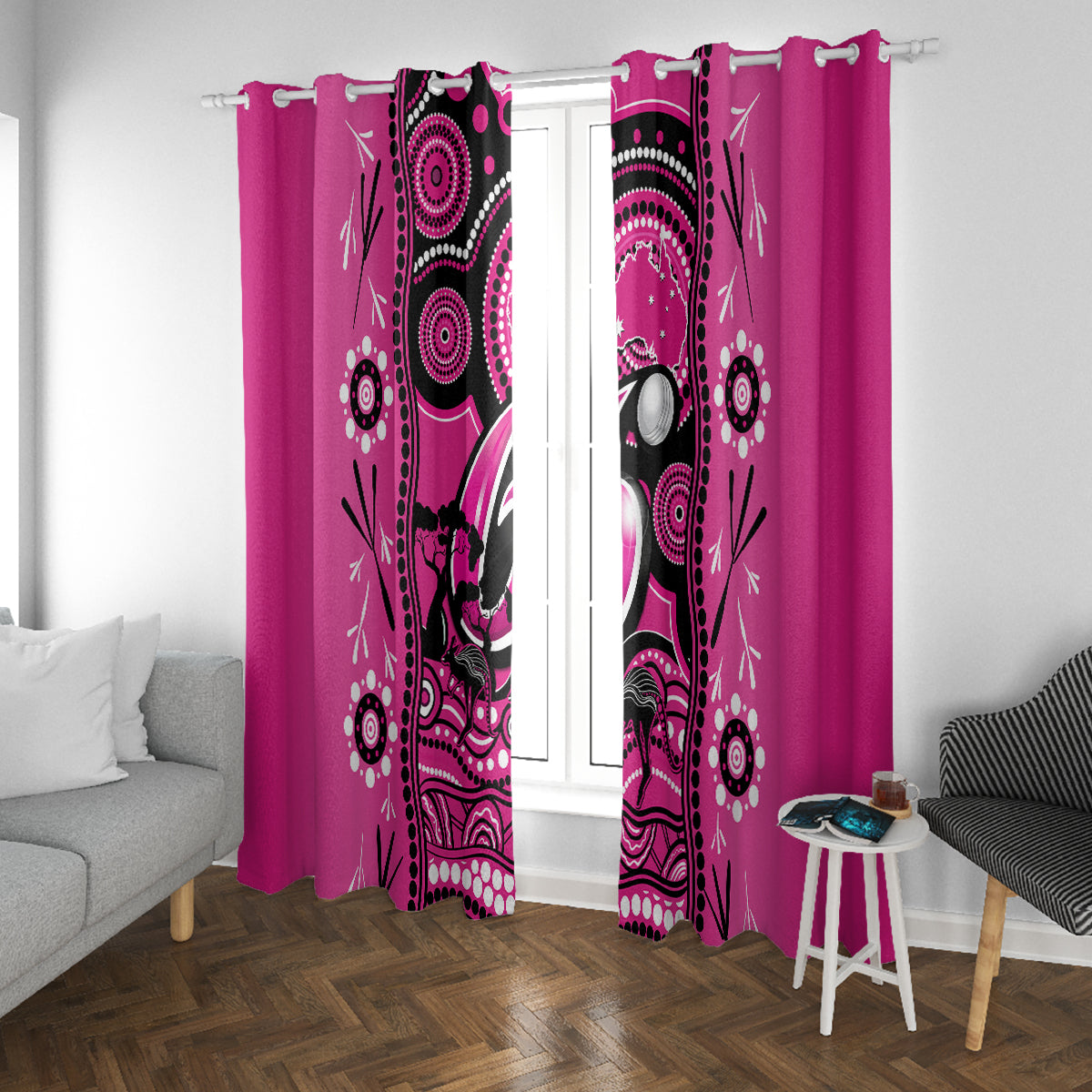 sydney-sixers-cricket-window-curtain-happy-australia-day-aboriginal-art