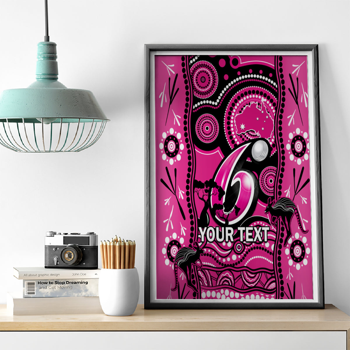 custom-sydney-sixers-cricket-canvas-wall-art-happy-australia-day-aboriginal-art