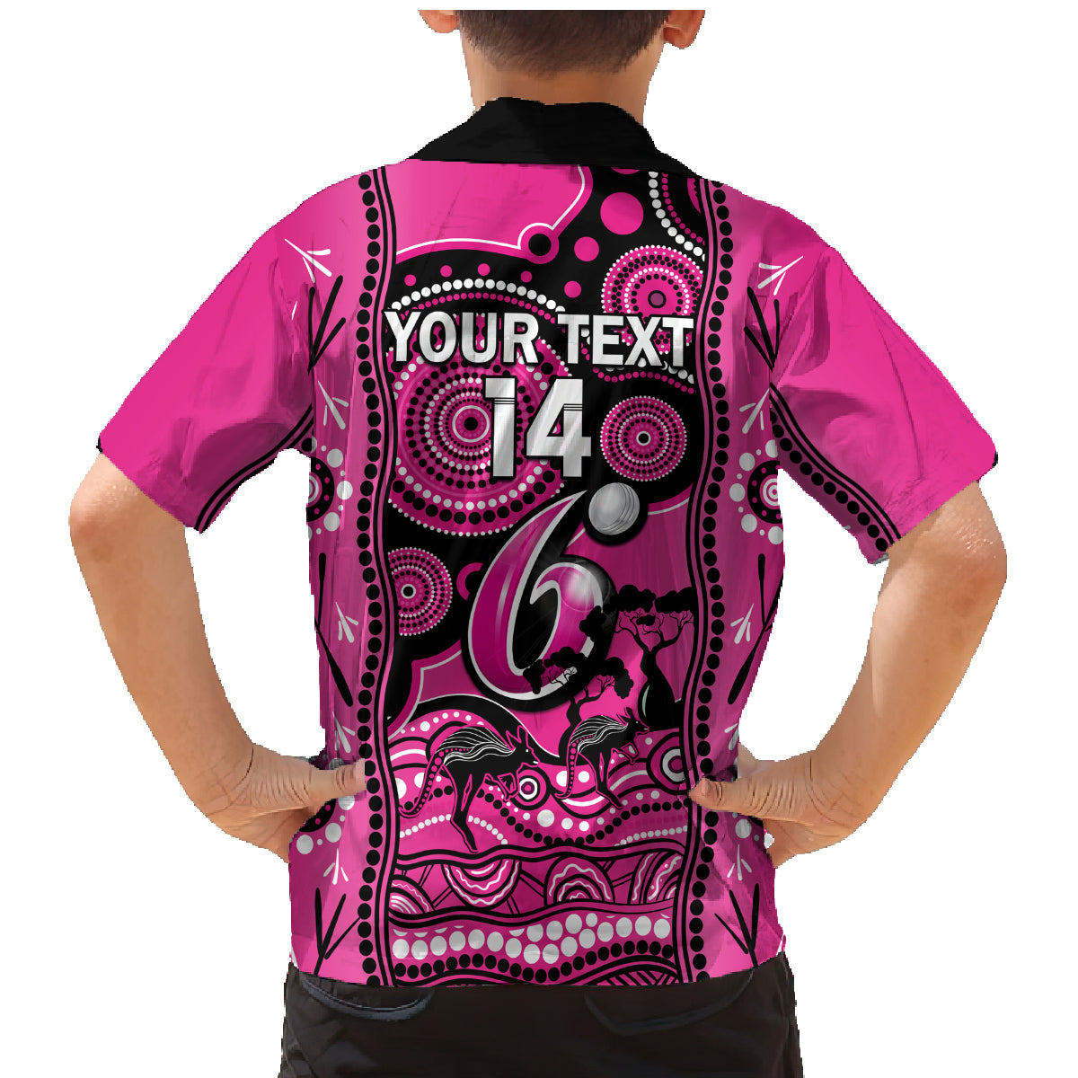 custom-sydney-sixers-cricket-family-matching-mermaid-dress-and-hawaiian-shirt-happy-australia-day-aboriginal-art