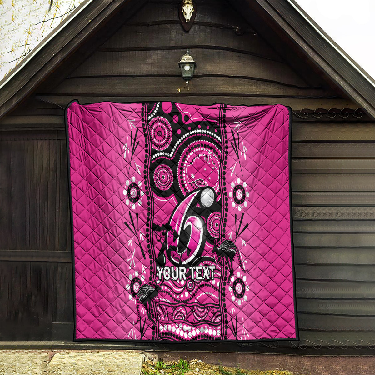 Custom Sydney Sixers Cricket Quilt Happy Australia Day Aboriginal Art - Vibe Hoodie Shop