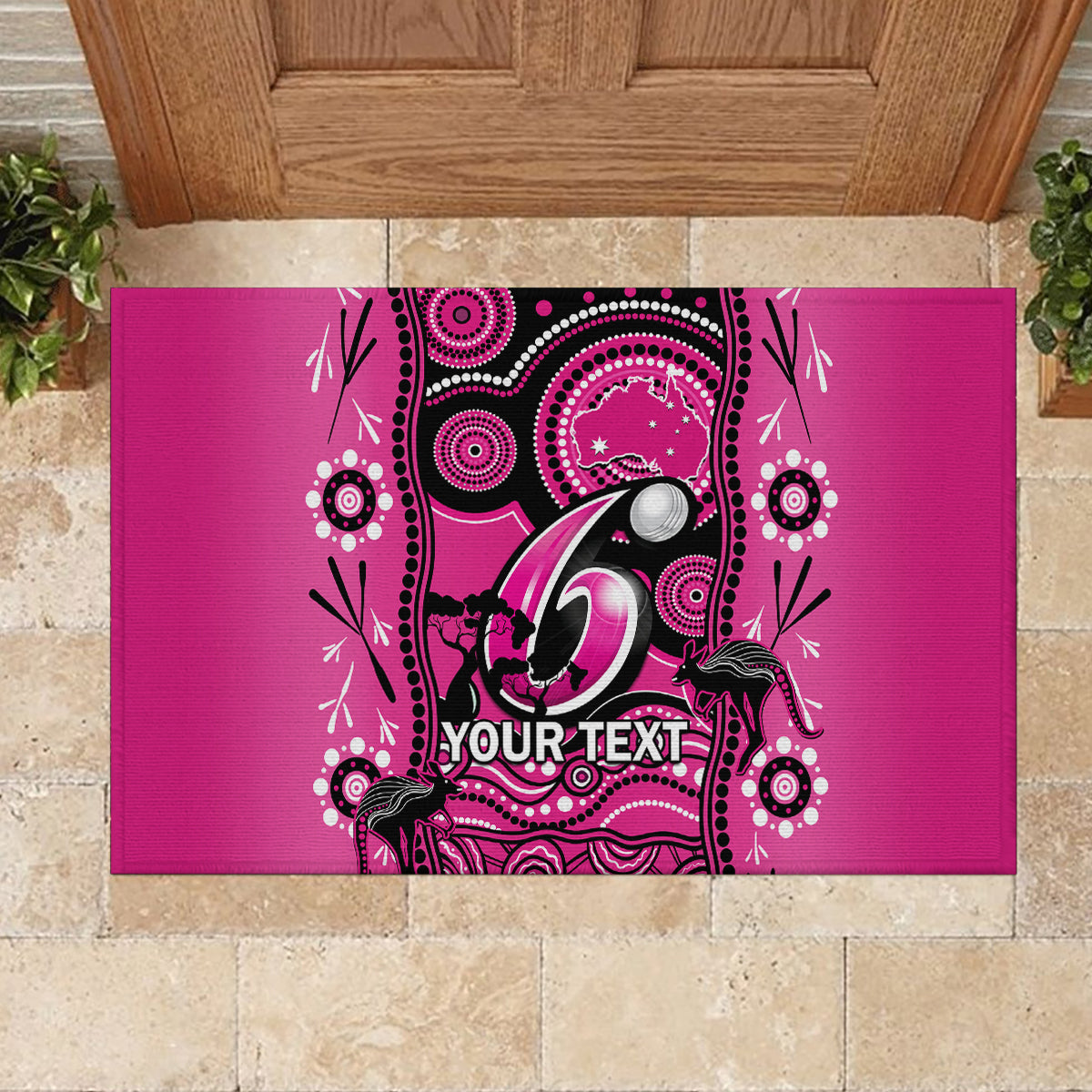 custom-sydney-sixers-cricket-rubber-doormat-happy-australia-day-aboriginal-art