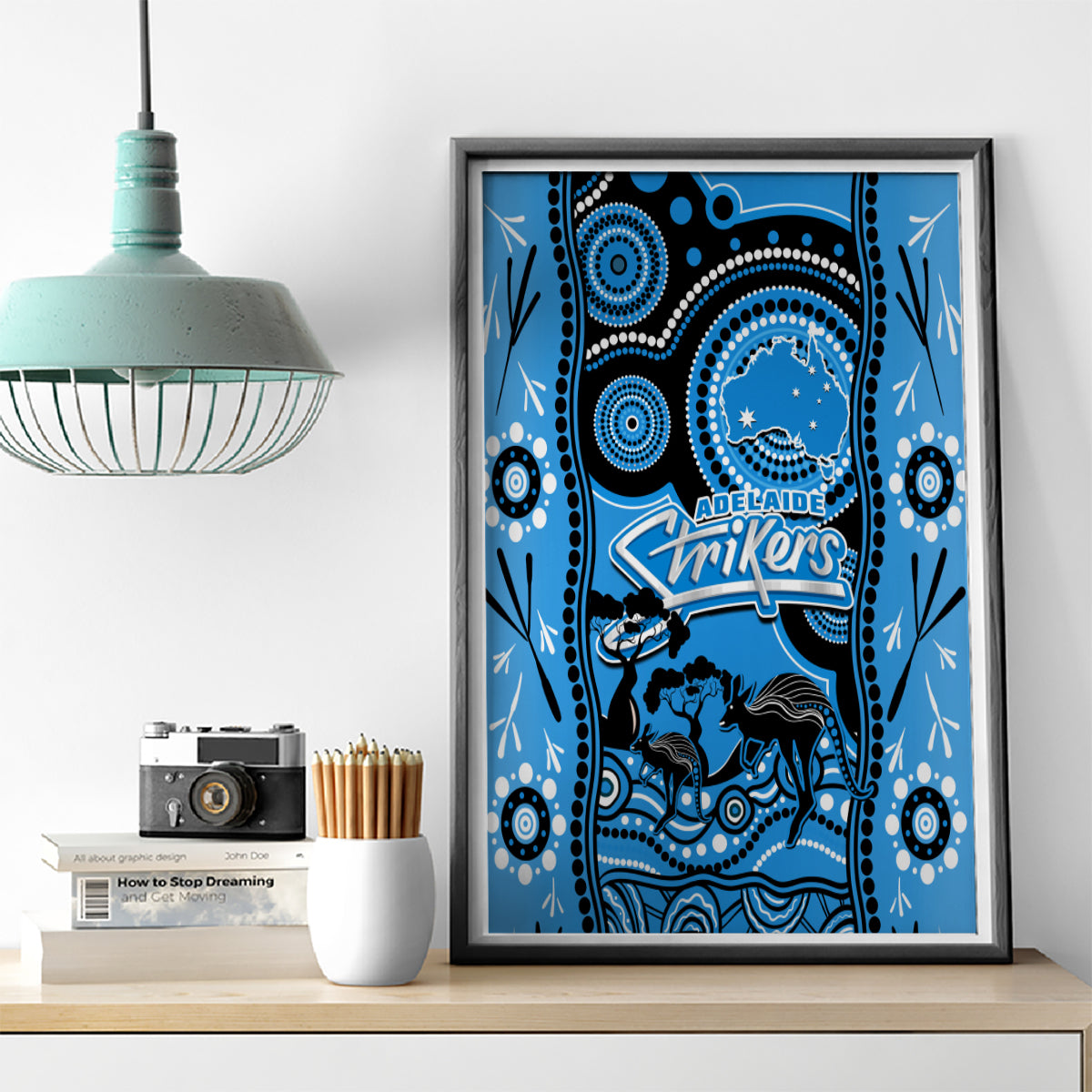 adelaide-strikers-cricket-canvas-wall-art-happy-australia-day-aboriginal-art