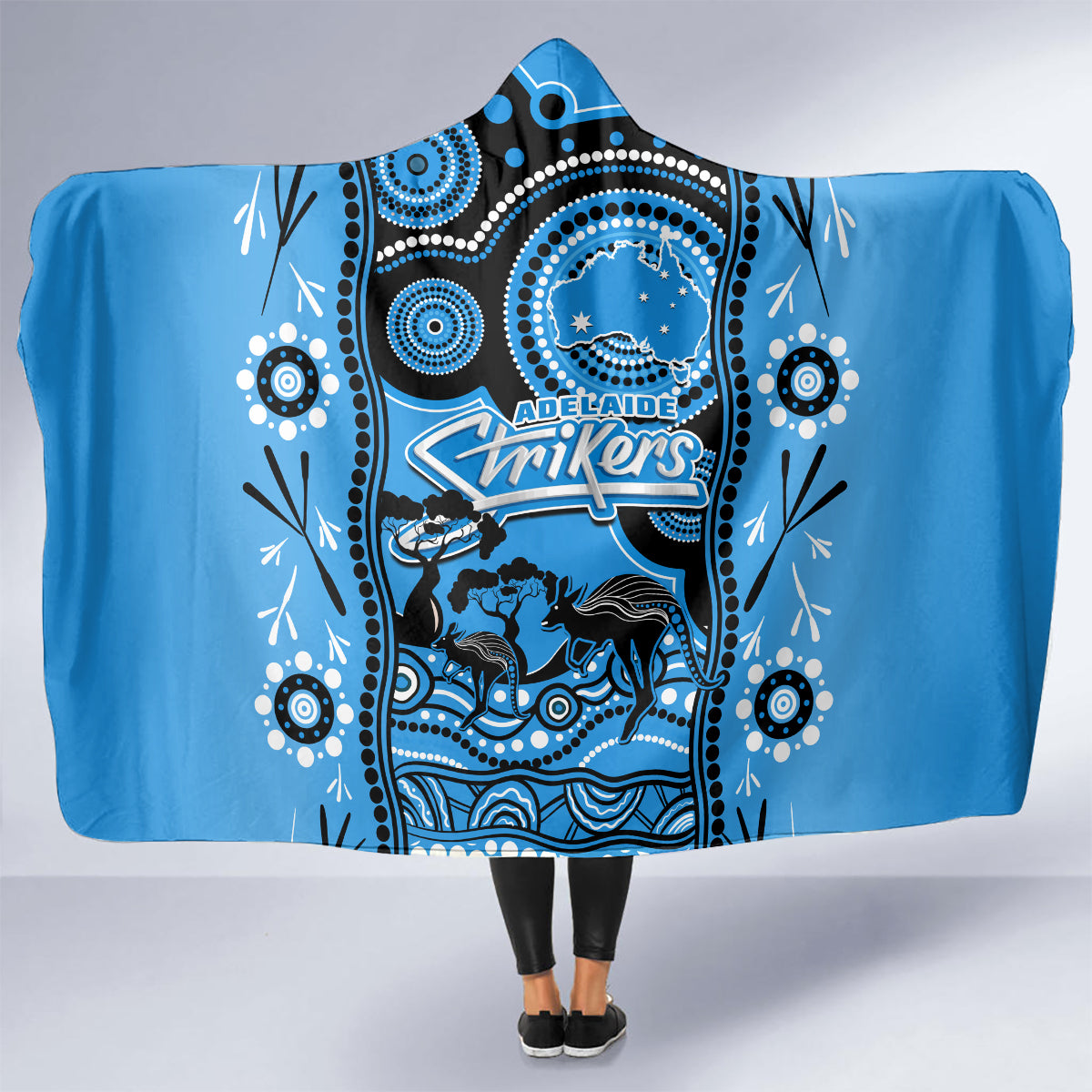 adelaide-strikers-cricket-hooded-blanket-happy-australia-day-aboriginal-art