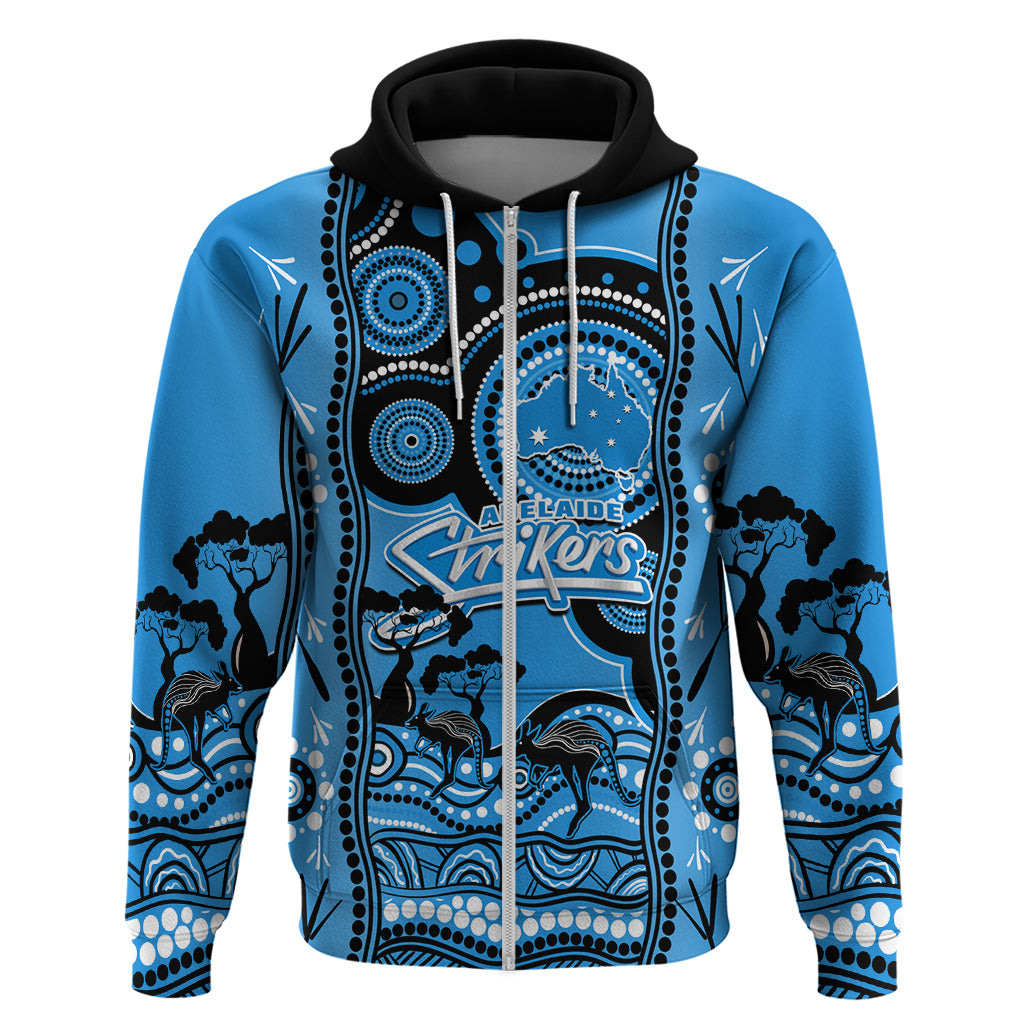 Adelaide Strikers Cricket Hoodie Happy Australia Day Aboriginal Art - Vibe Hoodie Shop