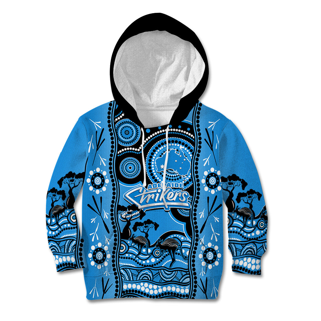 Adelaide Strikers Cricket Kid Hoodie Happy Australia Day Aboriginal Art - Vibe Hoodie Shop