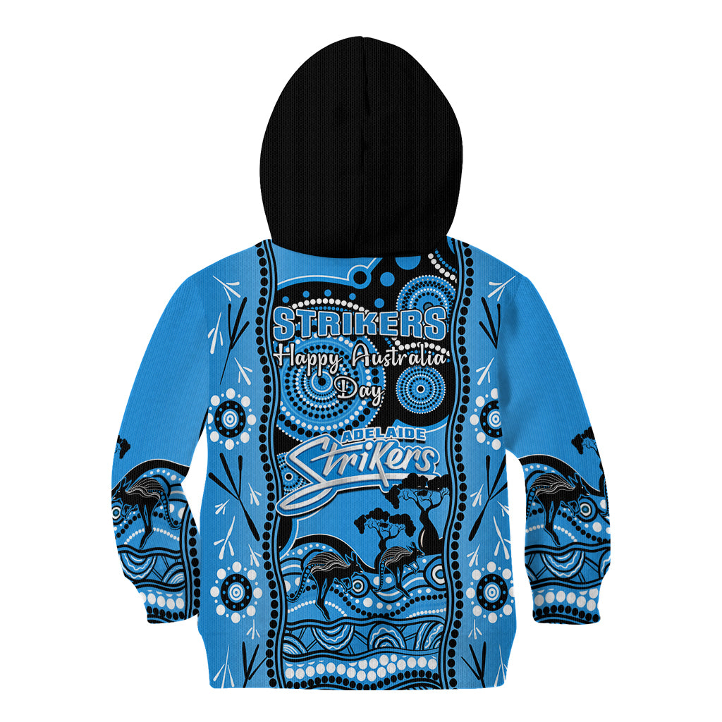 Adelaide Strikers Cricket Kid Hoodie Happy Australia Day Aboriginal Art - Vibe Hoodie Shop