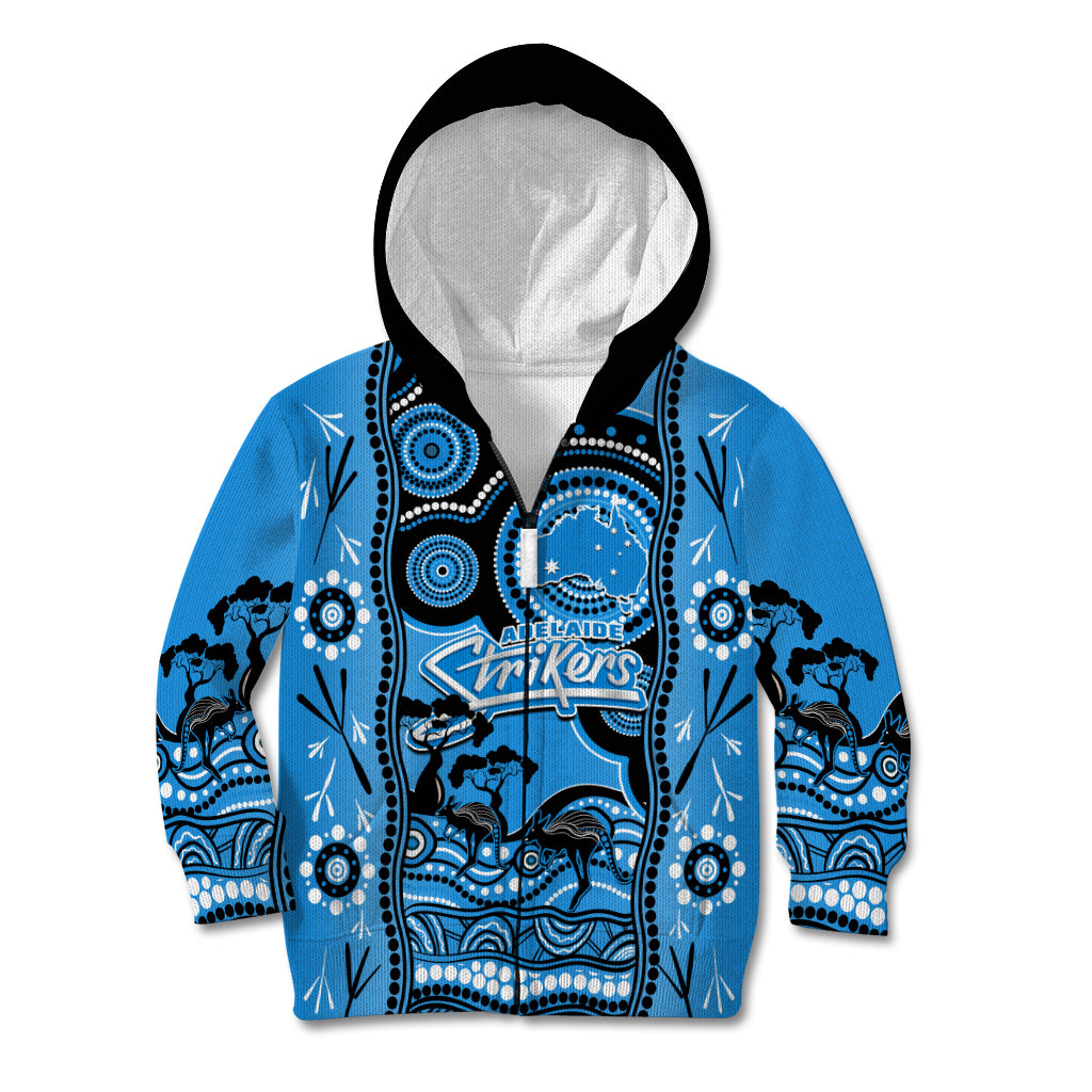 Adelaide Strikers Cricket Kid Hoodie Happy Australia Day Aboriginal Art - Vibe Hoodie Shop