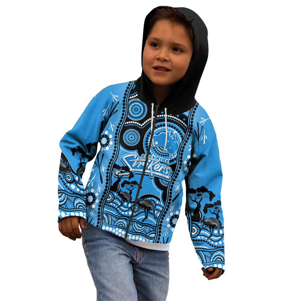 Adelaide Strikers Cricket Kid Hoodie Happy Australia Day Aboriginal Art - Vibe Hoodie Shop