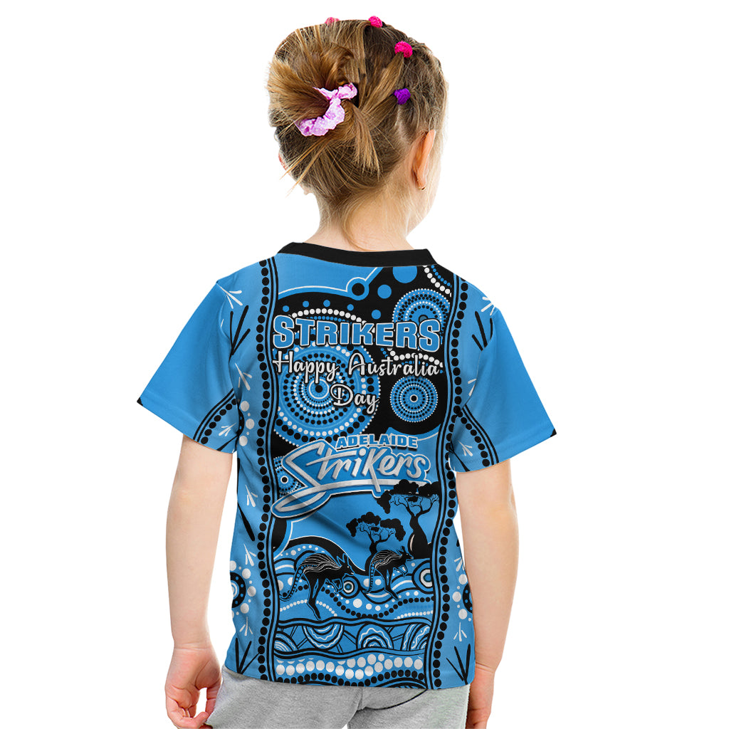 Adelaide Strikers Cricket Kid T Shirt Happy Australia Day Aboriginal Art - Vibe Hoodie Shop