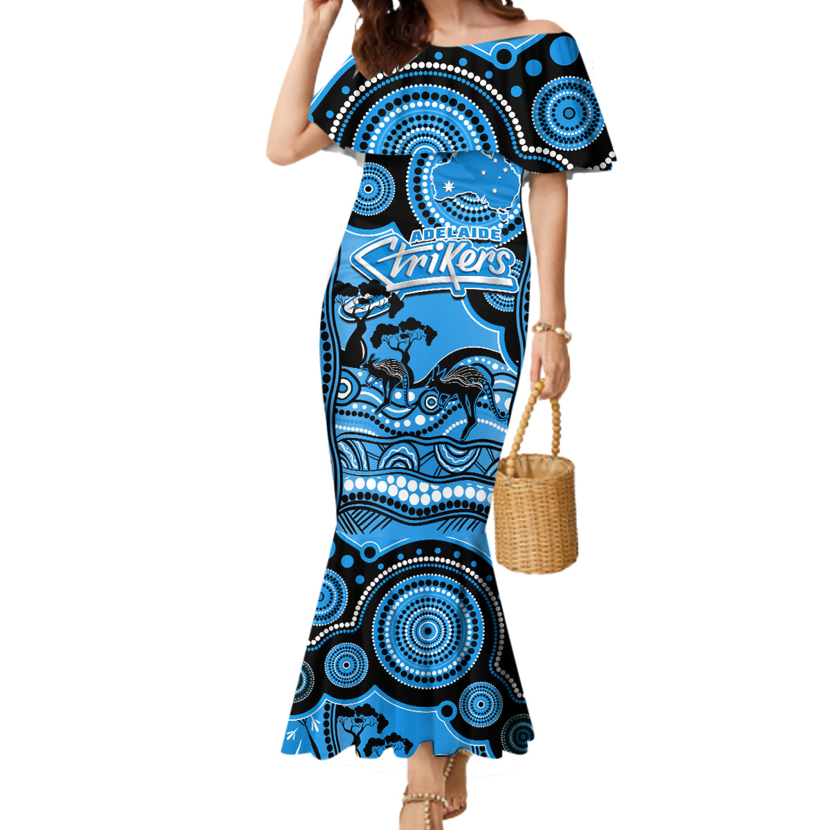 adelaide-strikers-cricket-mermaid-dress-happy-australia-day-aboriginal-art