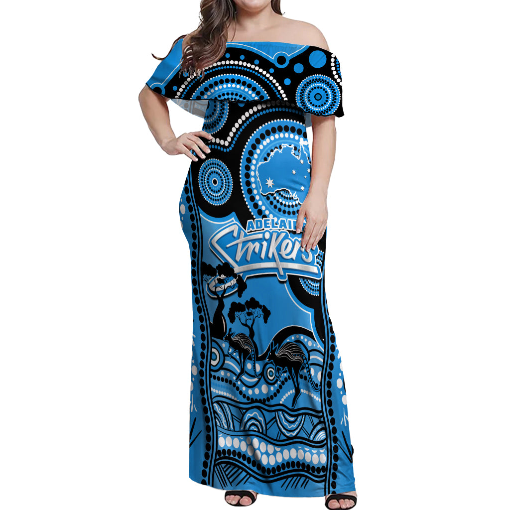 adelaide-strikers-cricket-off-shoulder-maxi-dress-happy-australia-day-aboriginal-art