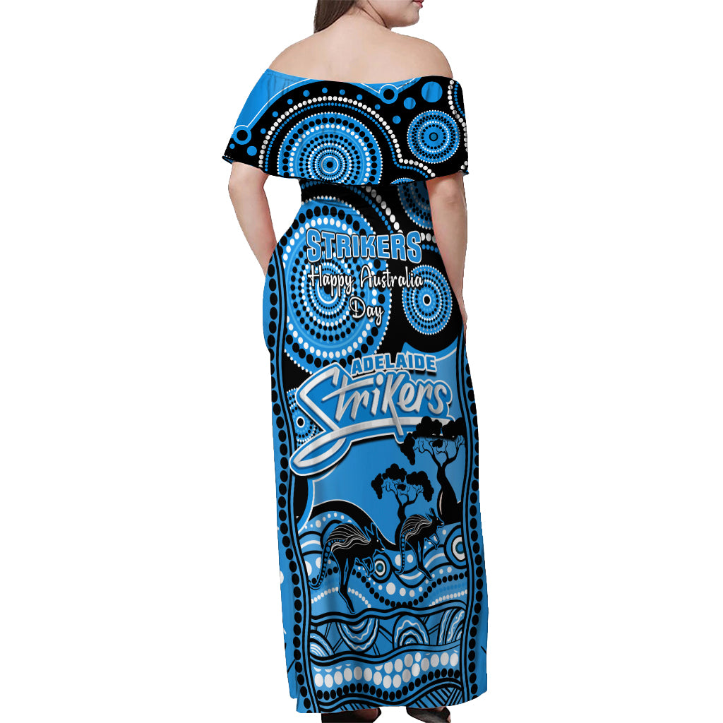 adelaide-strikers-cricket-off-shoulder-maxi-dress-happy-australia-day-aboriginal-art