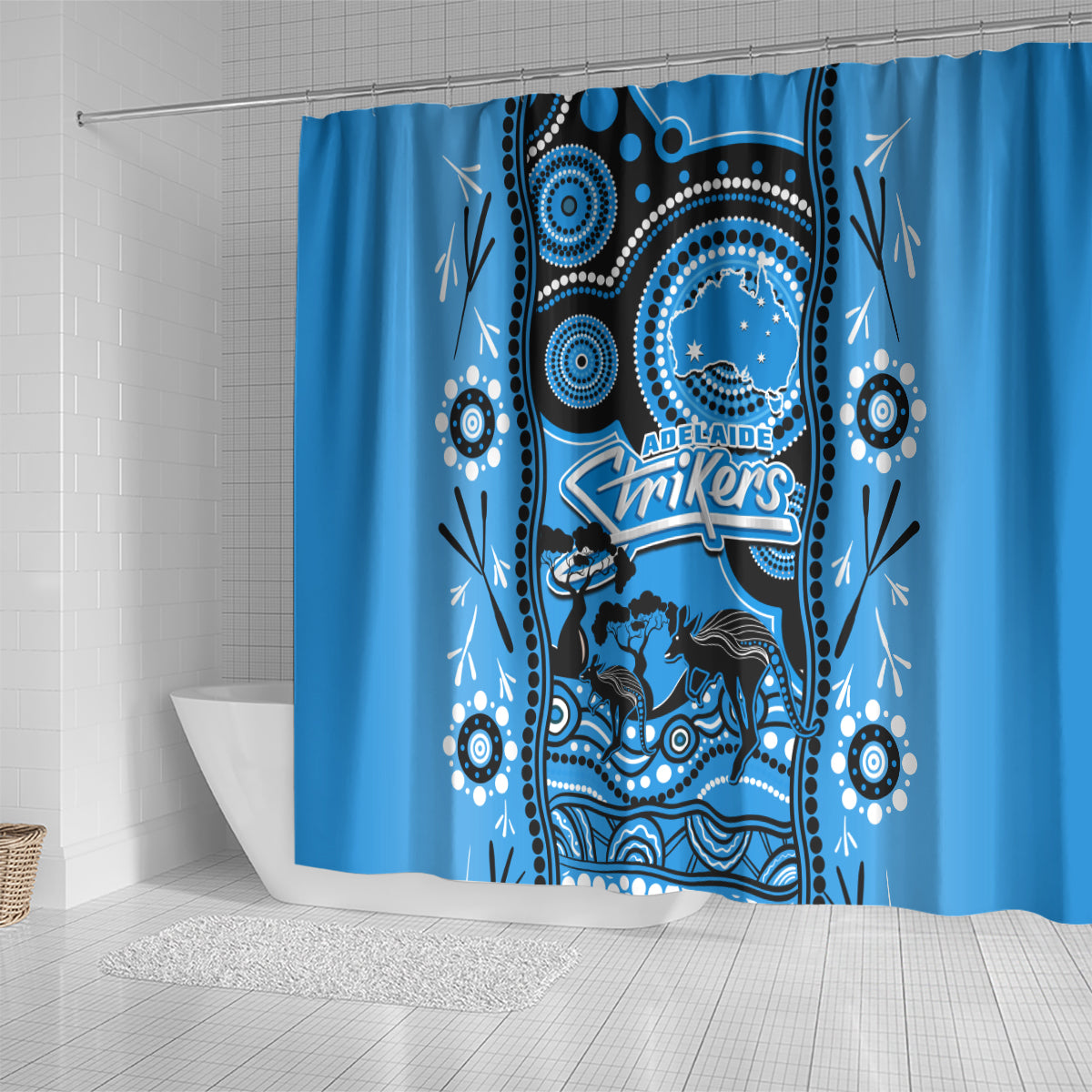 adelaide-strikers-cricket-shower-curtain-happy-australia-day-aboriginal-art