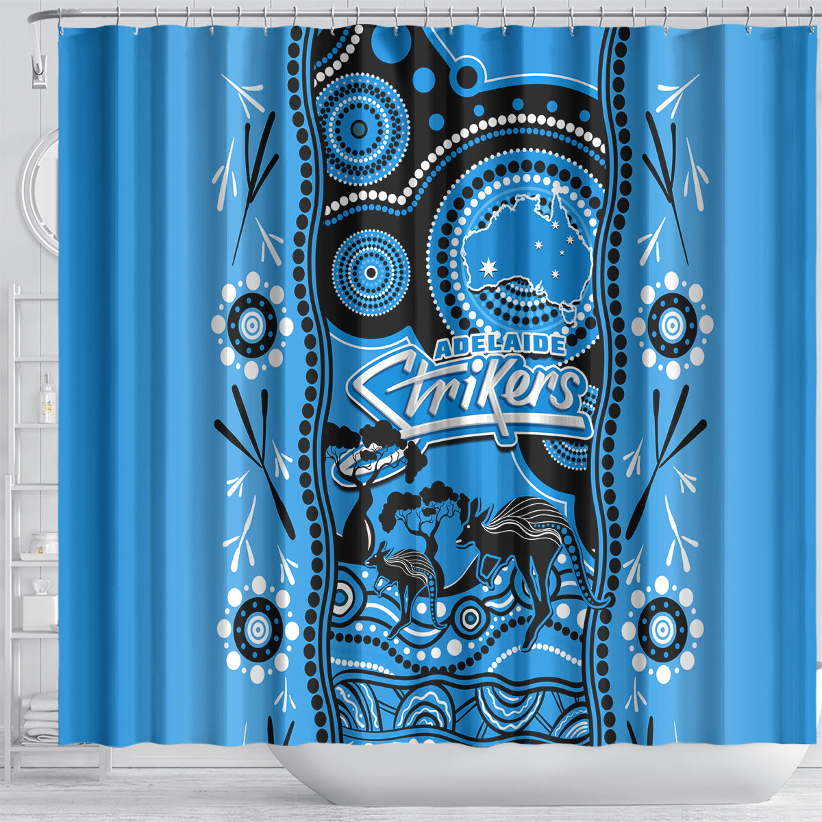 adelaide-strikers-cricket-shower-curtain-happy-australia-day-aboriginal-art