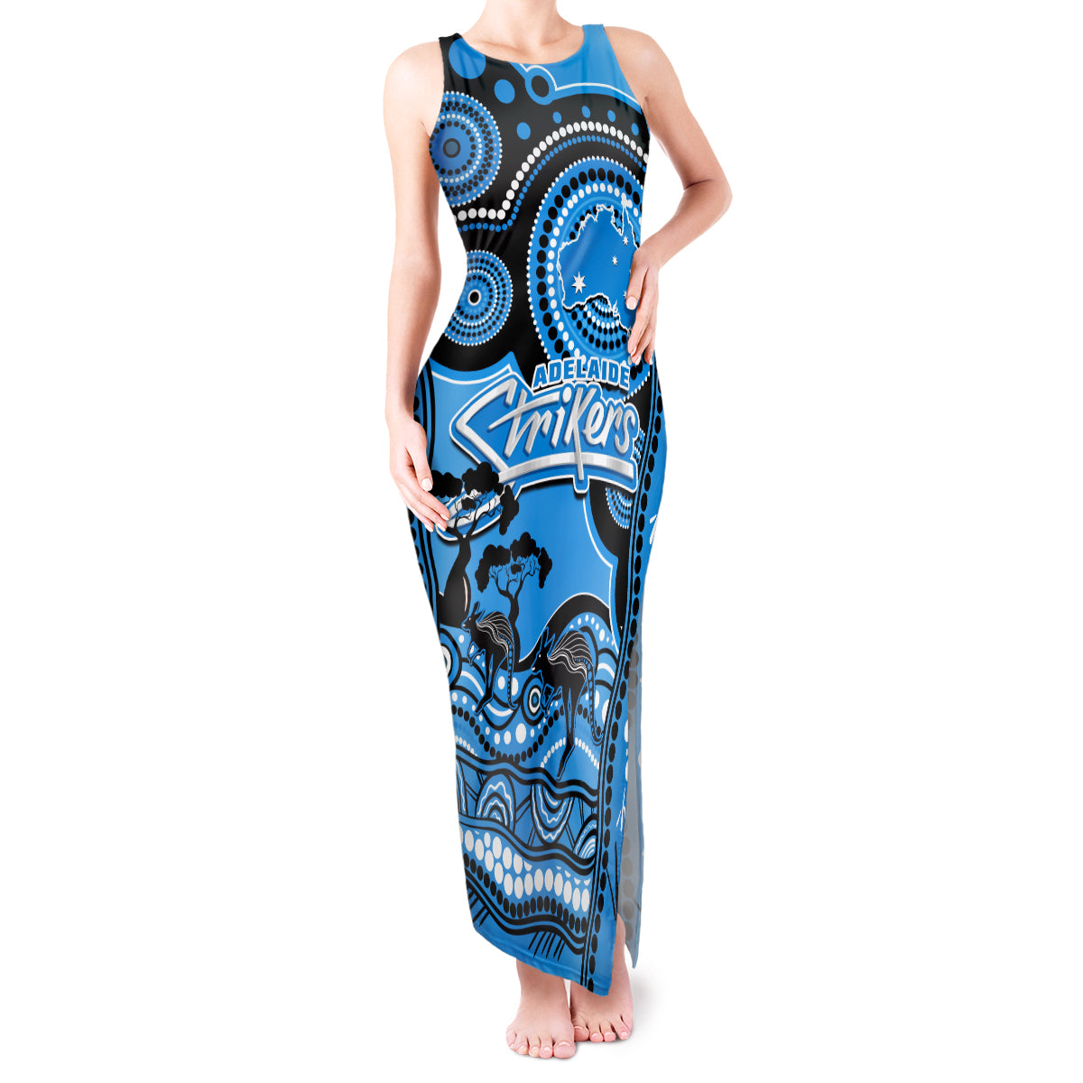 adelaide-strikers-cricket-tank-maxi-dress-happy-australia-day-aboriginal-art