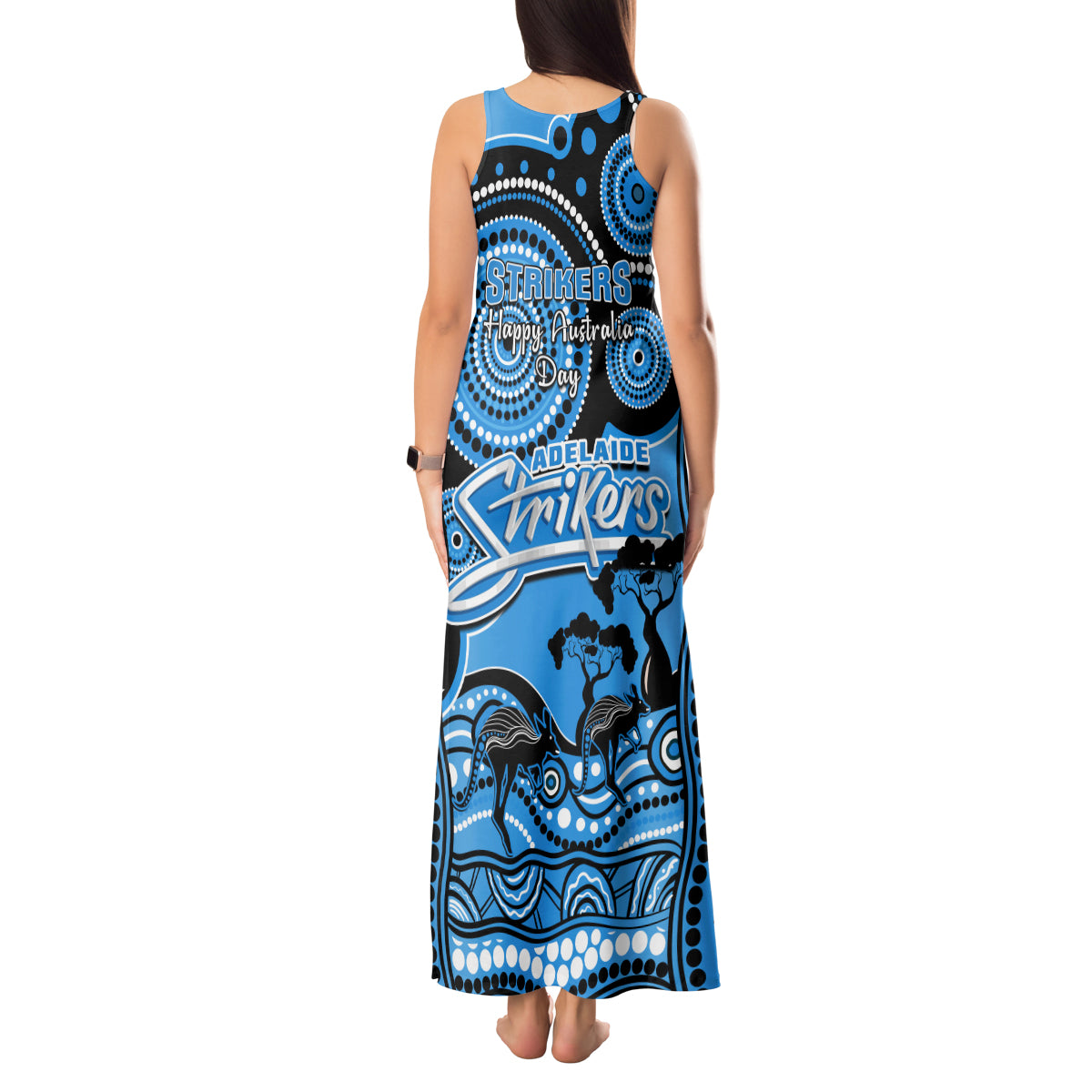 adelaide-strikers-cricket-tank-maxi-dress-happy-australia-day-aboriginal-art