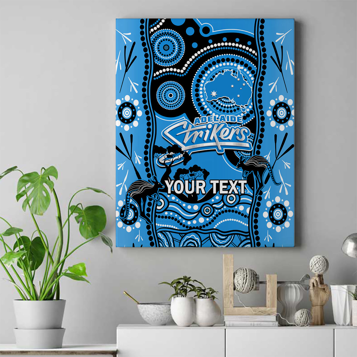 custom-adelaide-strikers-cricket-canvas-wall-art-happy-australia-day-aboriginal-art