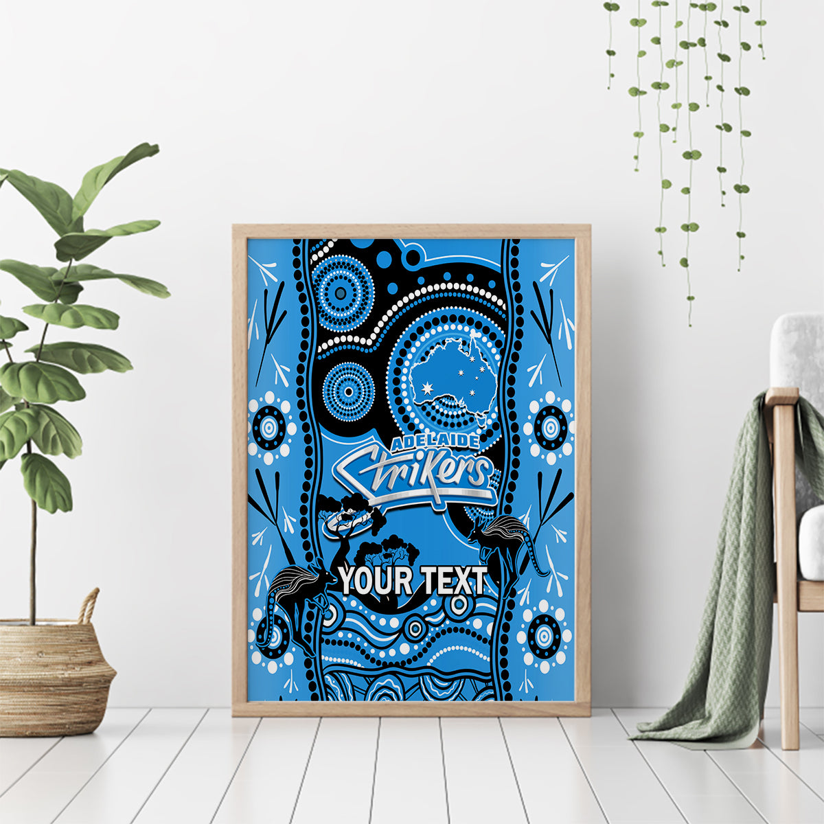 custom-adelaide-strikers-cricket-canvas-wall-art-happy-australia-day-aboriginal-art