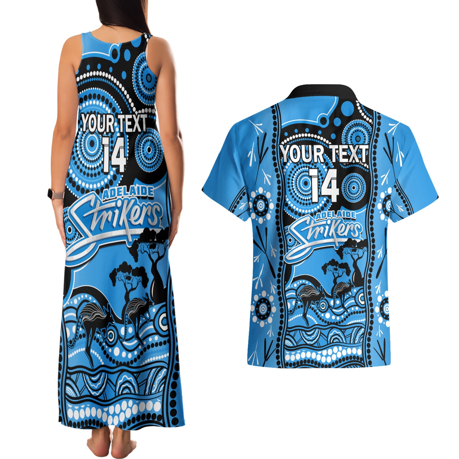 custom-adelaide-strikers-cricket-couples-matching-tank-maxi-dress-and-hawaiian-shirt-happy-australia-day-aboriginal-art