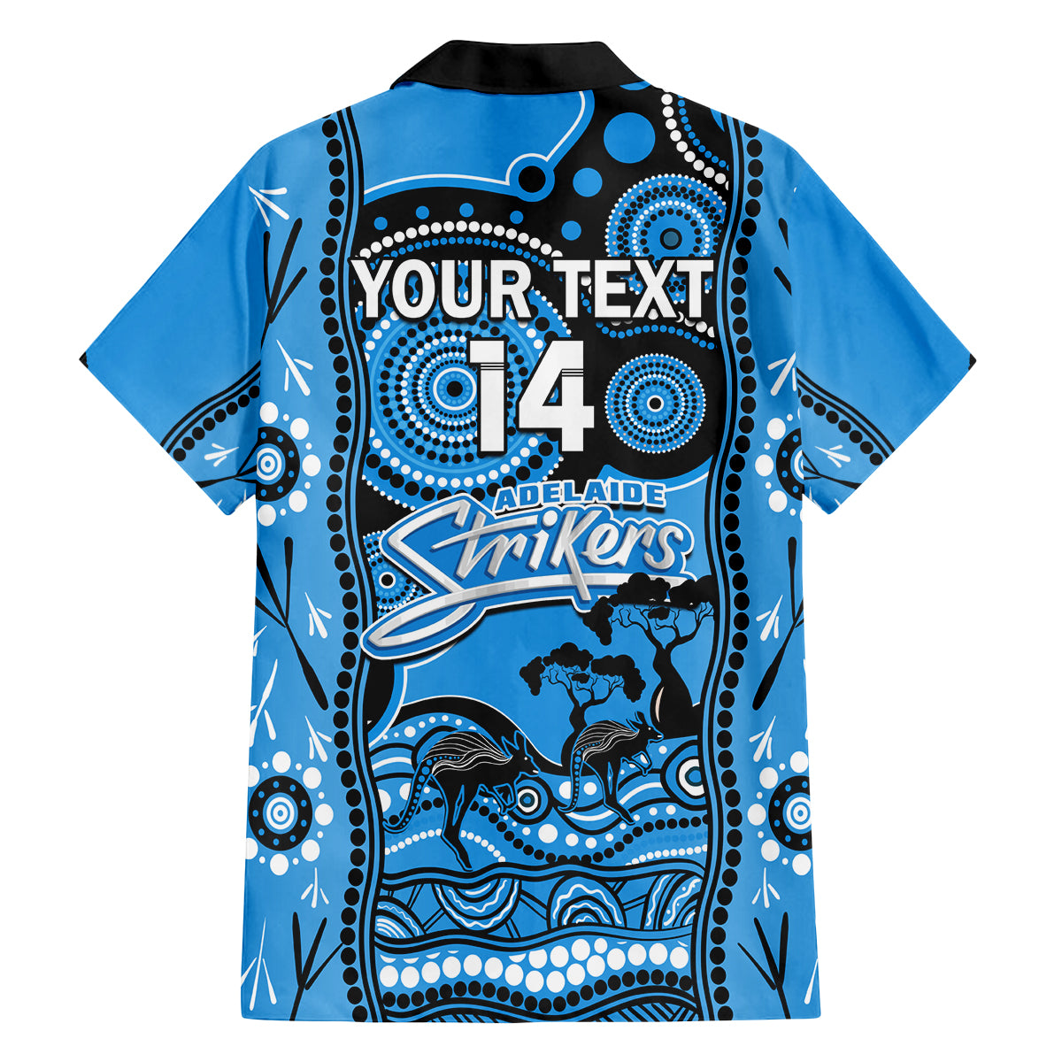 custom-adelaide-strikers-cricket-family-matching-off-shoulder-long-sleeve-dress-and-hawaiian-shirt-happy-australia-day-aboriginal-art