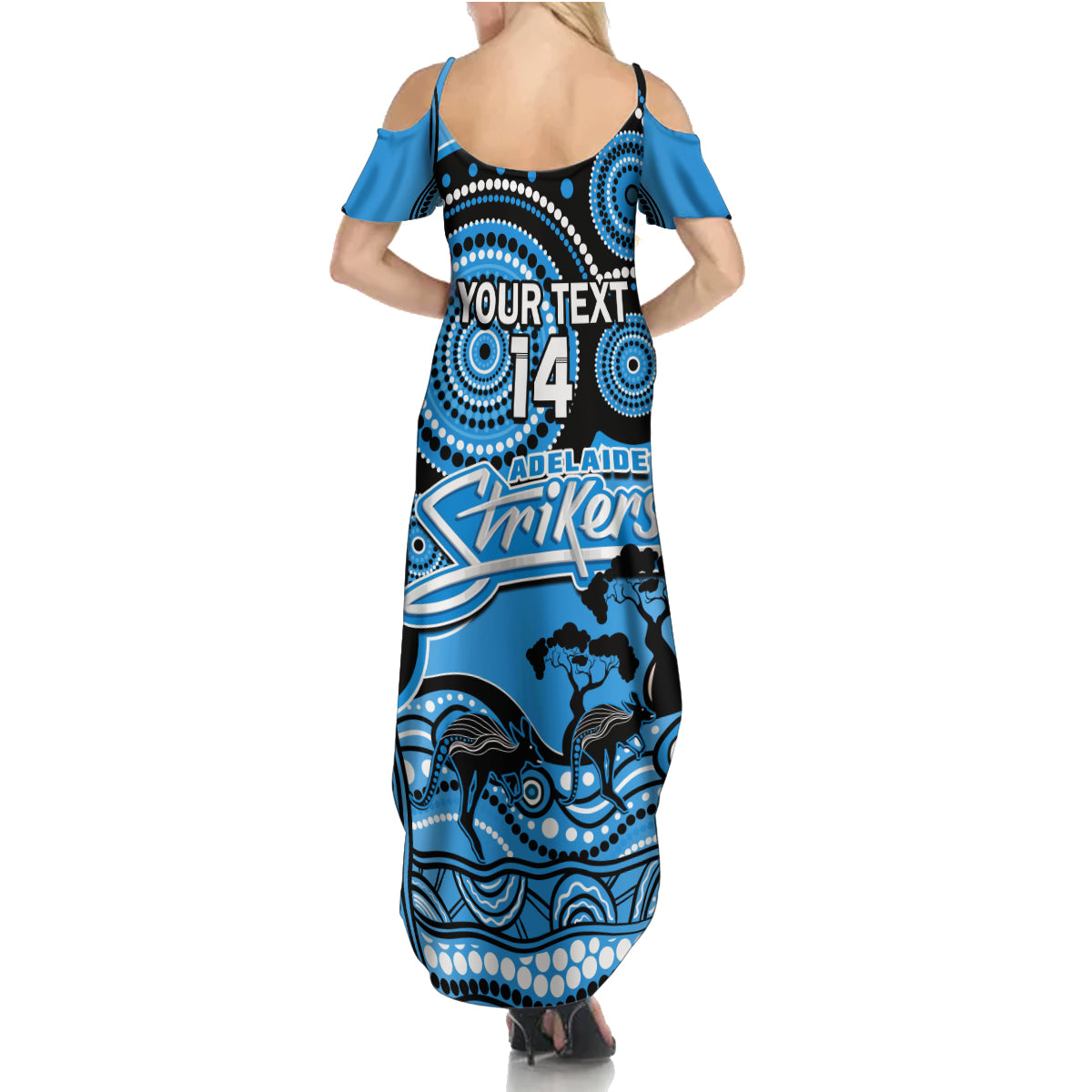 custom-adelaide-strikers-cricket-family-matching-summer-maxi-dress-and-hawaiian-shirt-happy-australia-day-aboriginal-art