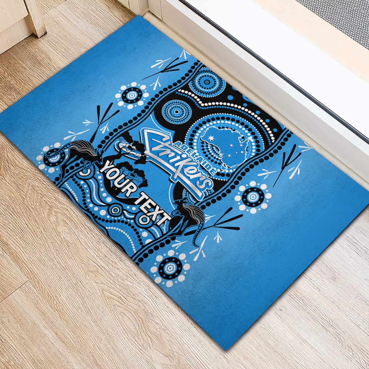 custom-adelaide-strikers-cricket-rubber-doormat-happy-australia-day-aboriginal-art