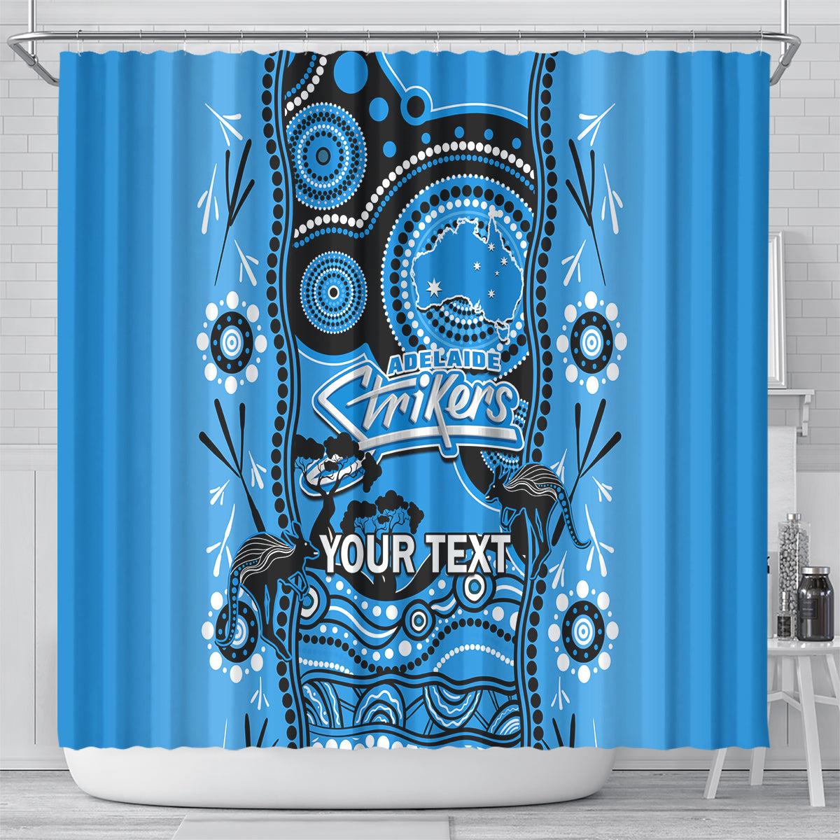 custom-adelaide-strikers-cricket-shower-curtain-happy-australia-day-aboriginal-art