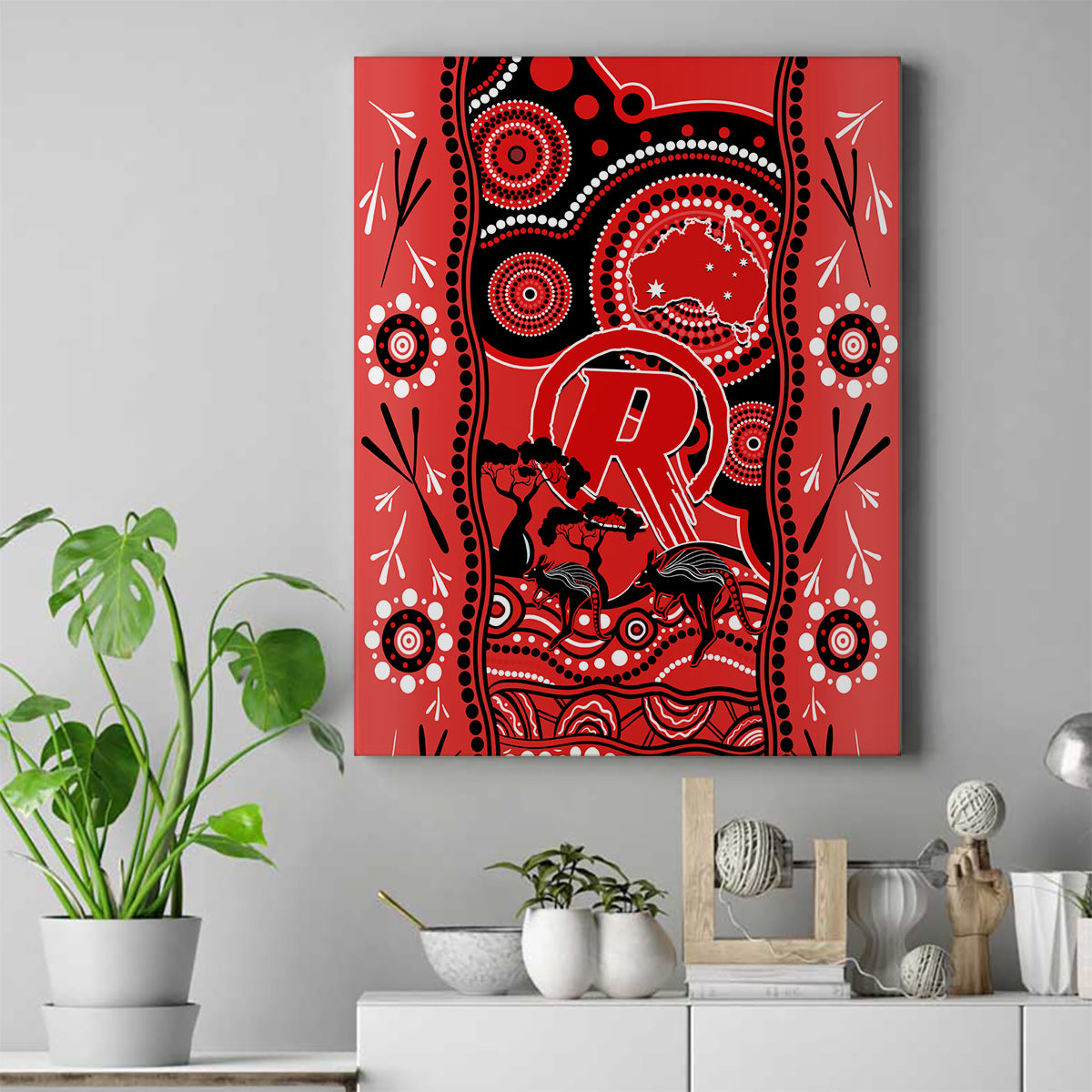 melbourne-renegades-cricket-canvas-wall-art-happy-australia-day-aboriginal-art