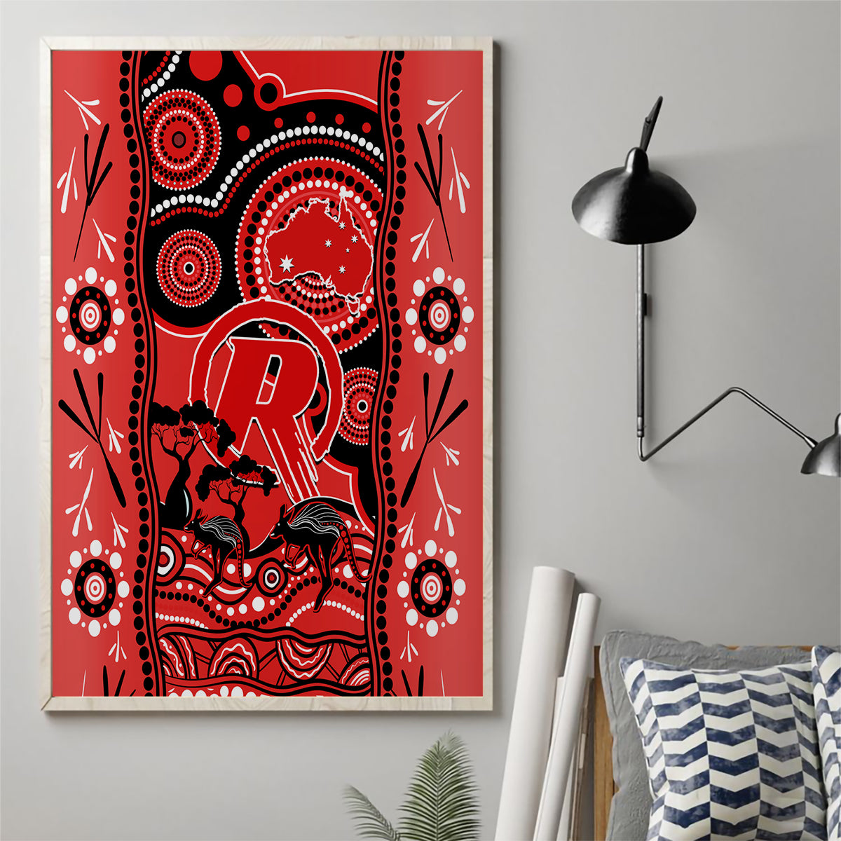 melbourne-renegades-cricket-canvas-wall-art-happy-australia-day-aboriginal-art